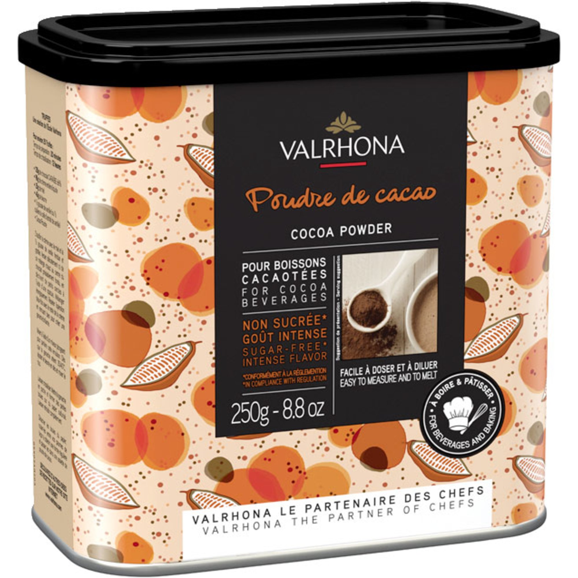 Kakaopulver, 250 G fra Valrhona
