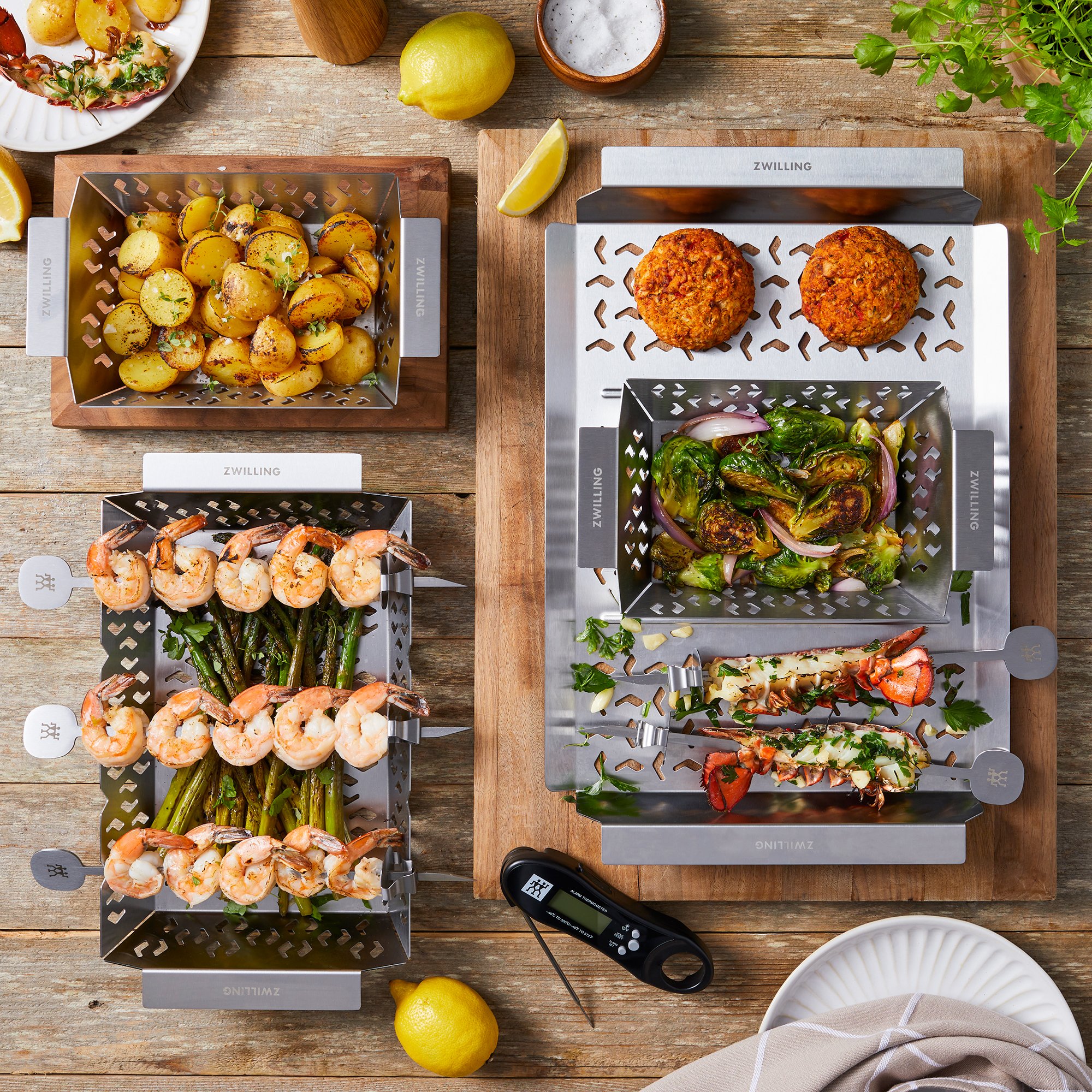 Bbq+ Rektangulær Grillkurv, Small fra Zwilling