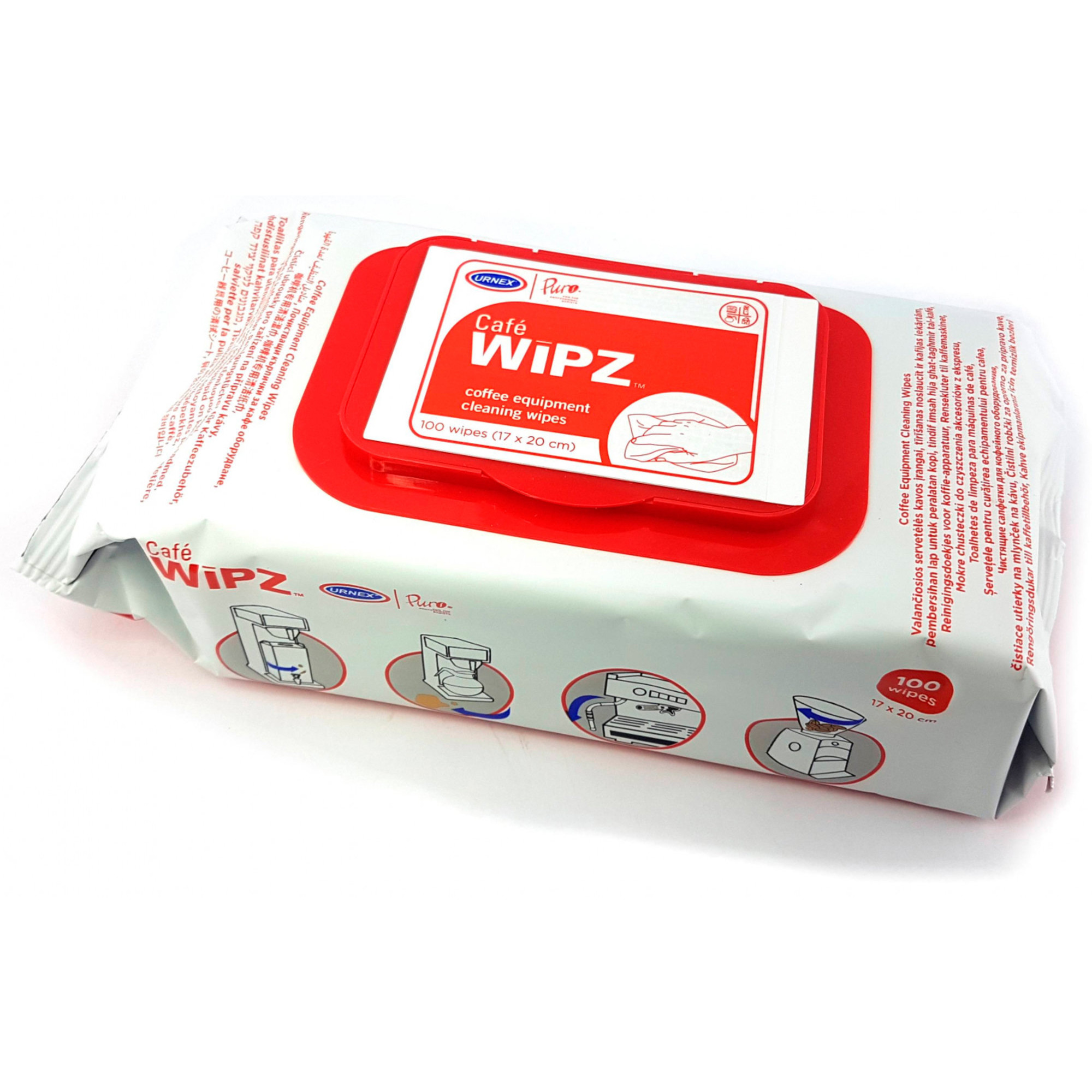Café Wipz Renseservietter fra Urnex