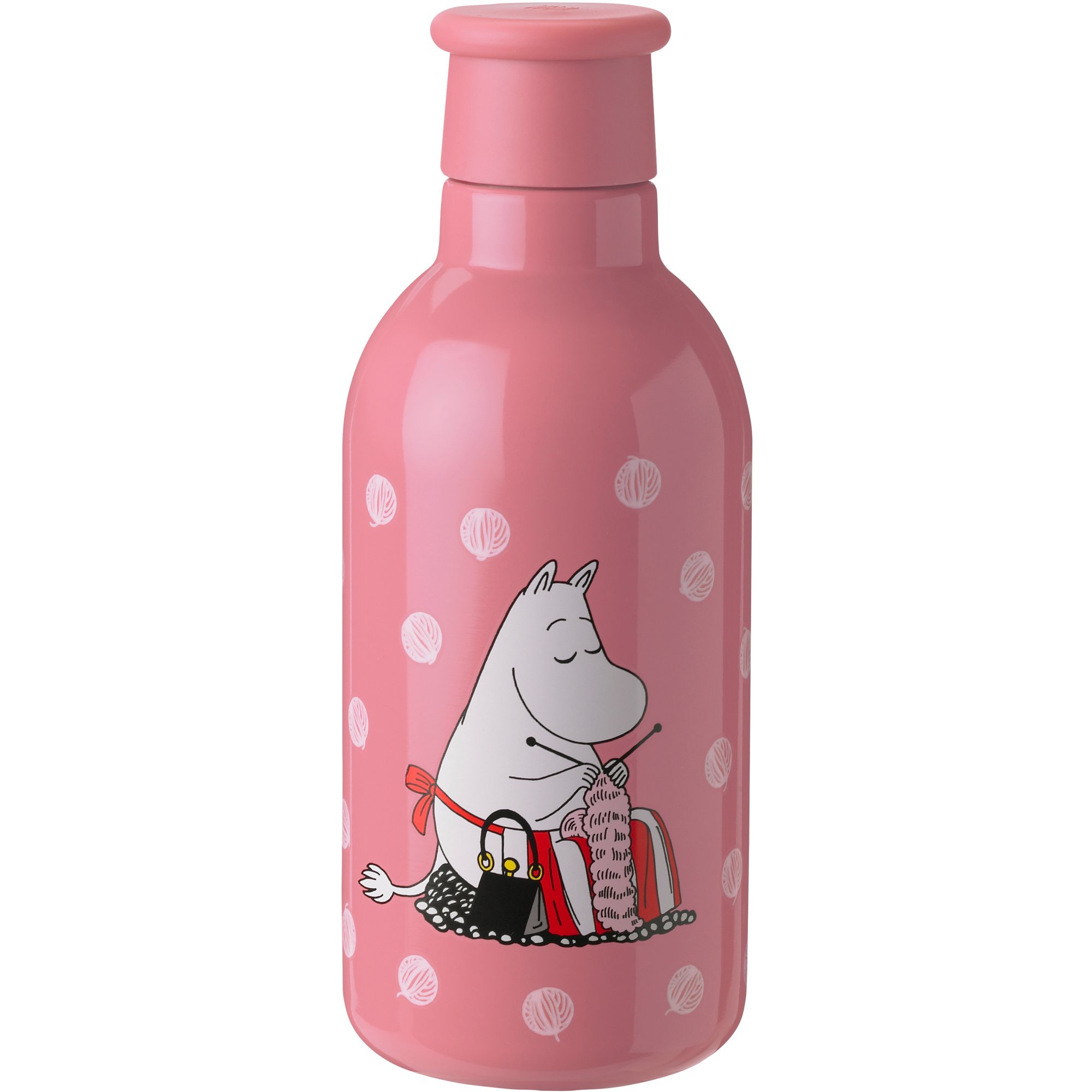 Drink It Termoflaske 0,5 Liter, Moomin Knitting fra Rig-tig