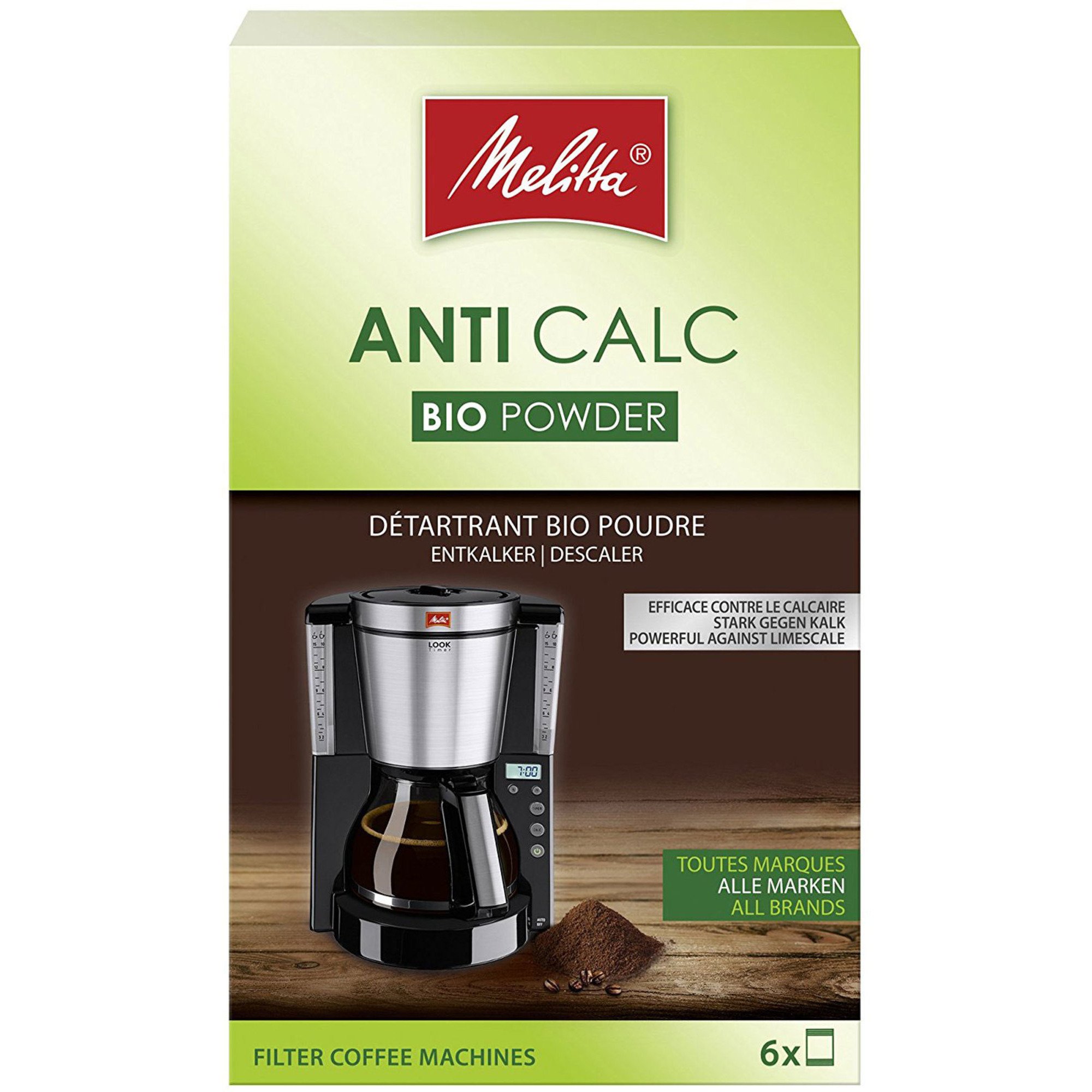 Anti Calc Pulver 6 X 20 G. fra Melitta