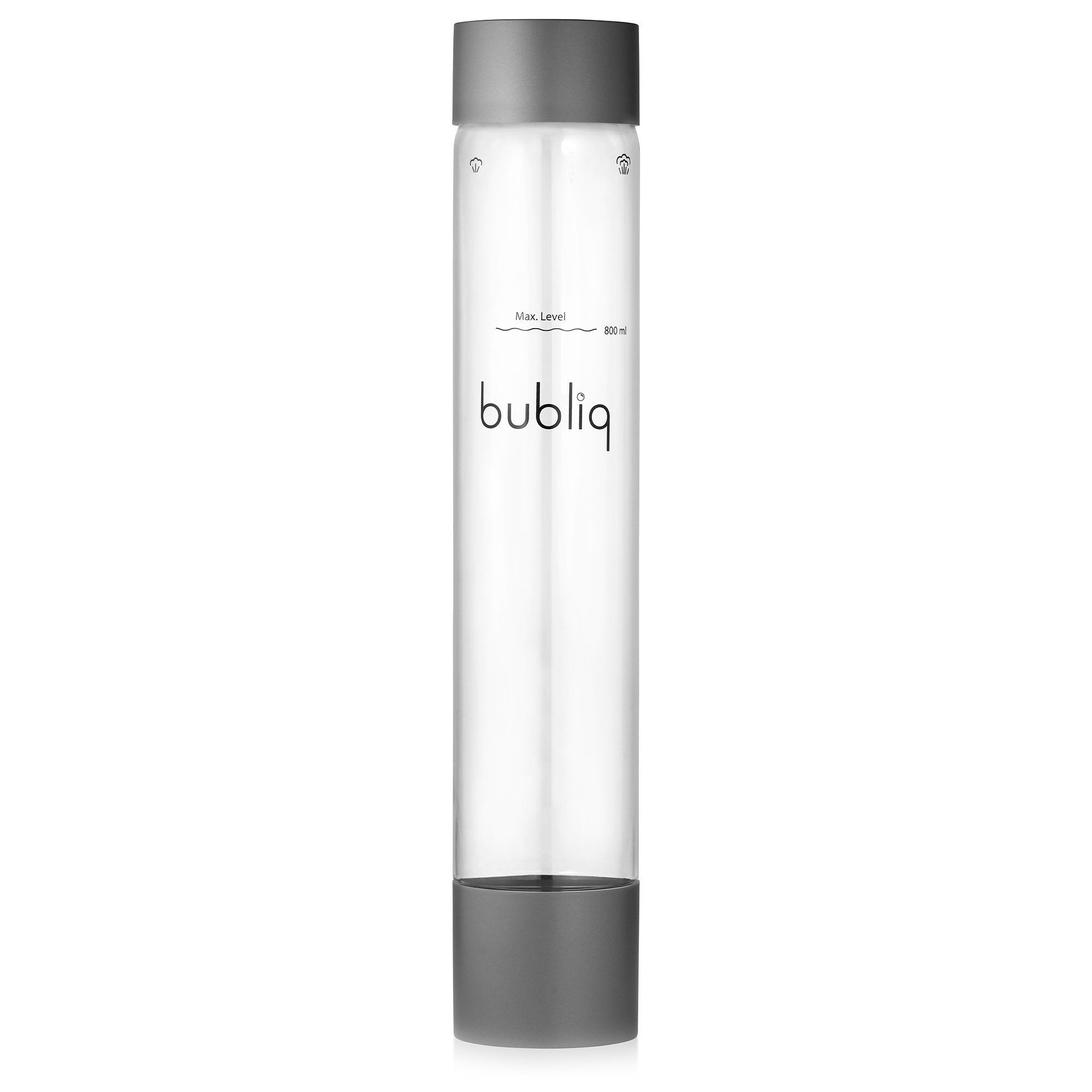 Flaske Til Sodavandsmaskine 800 Ml, Mat Grå fra Bubliq