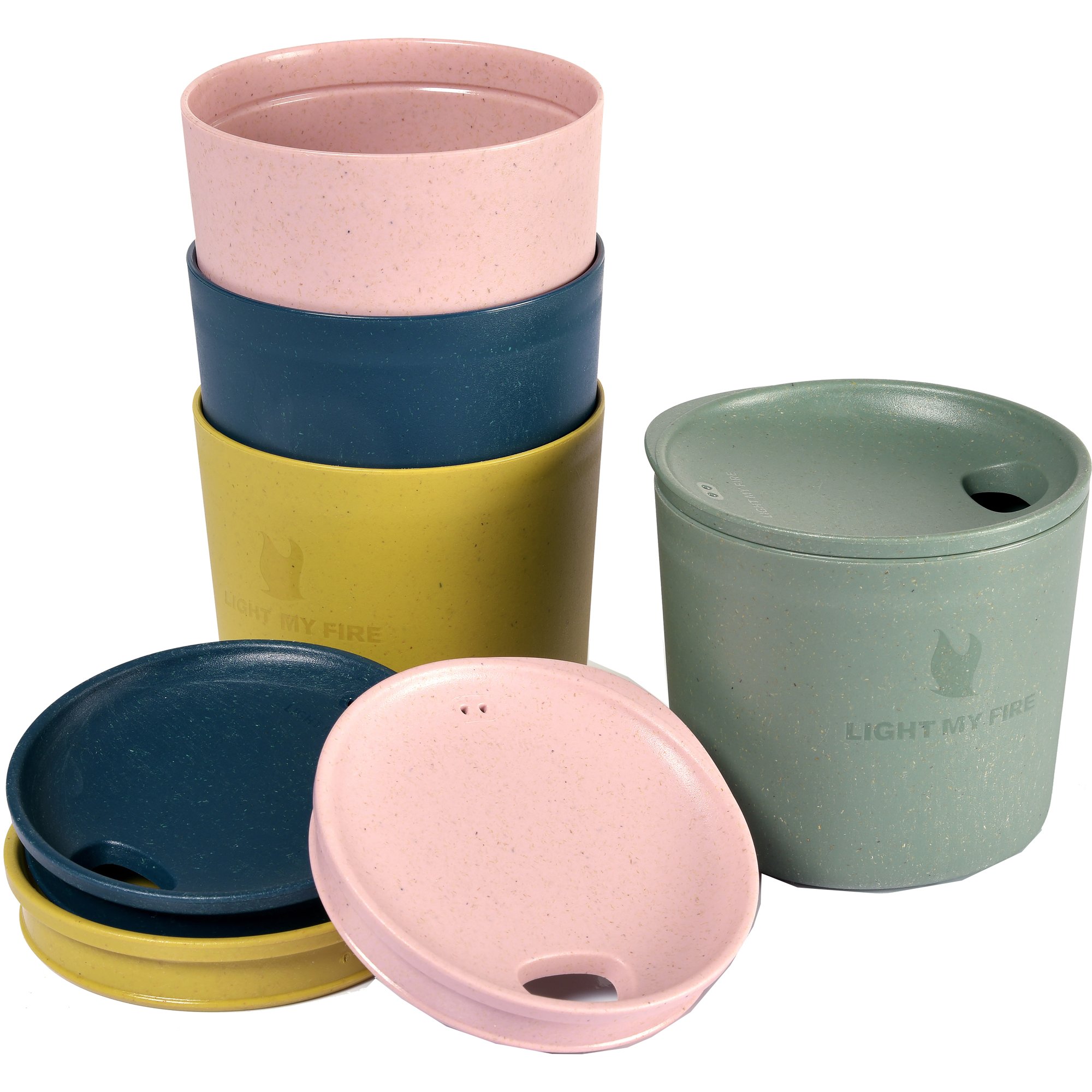 Mycupâ´n Lid Short 4 Pack, Nature Mix fra Light My Fire