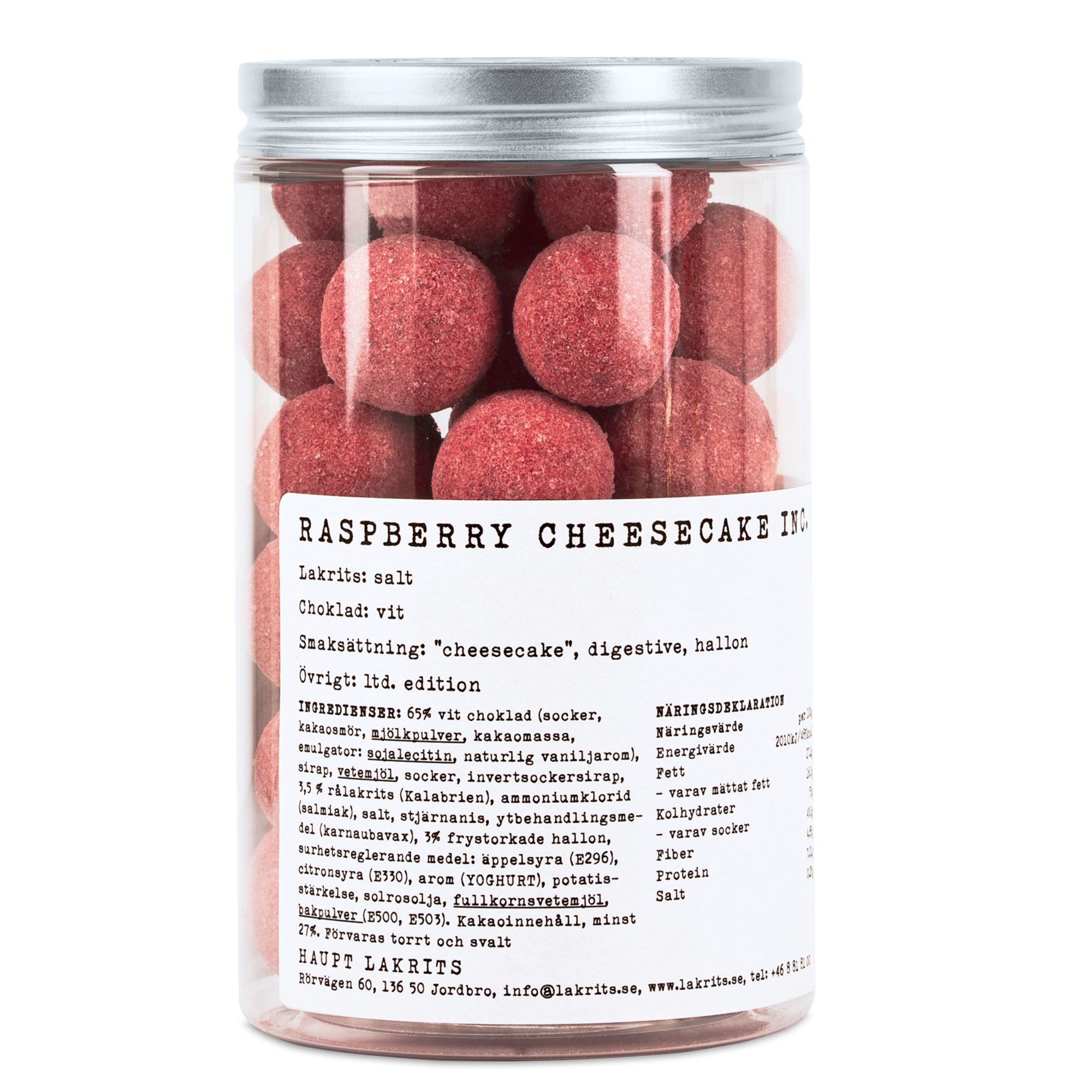 Raspberry Cheesecake Inc fra Haupt Lakrits
