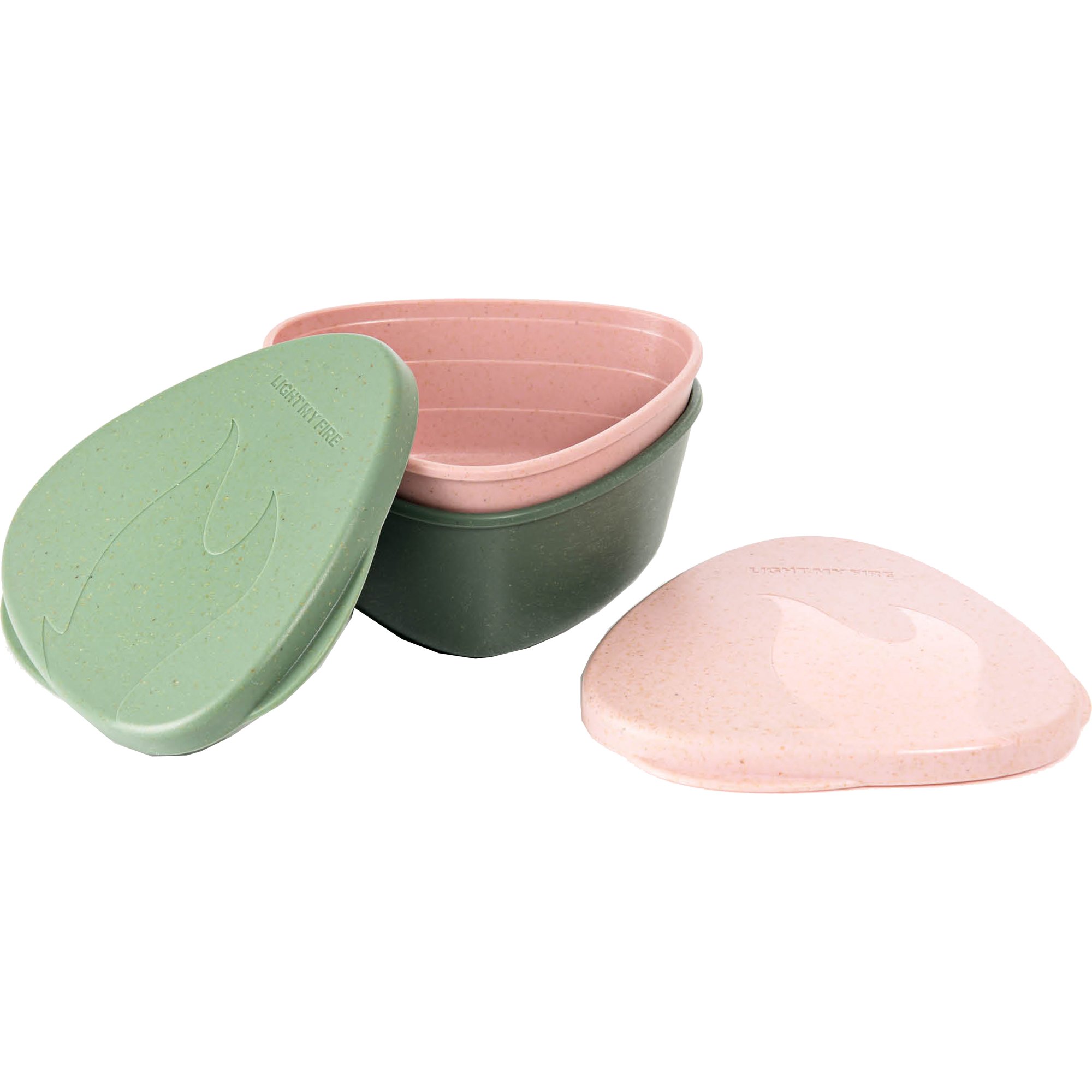 Snapbox Original 2 Pak, Sandy Green   Dusty Pink fra Light My Fire