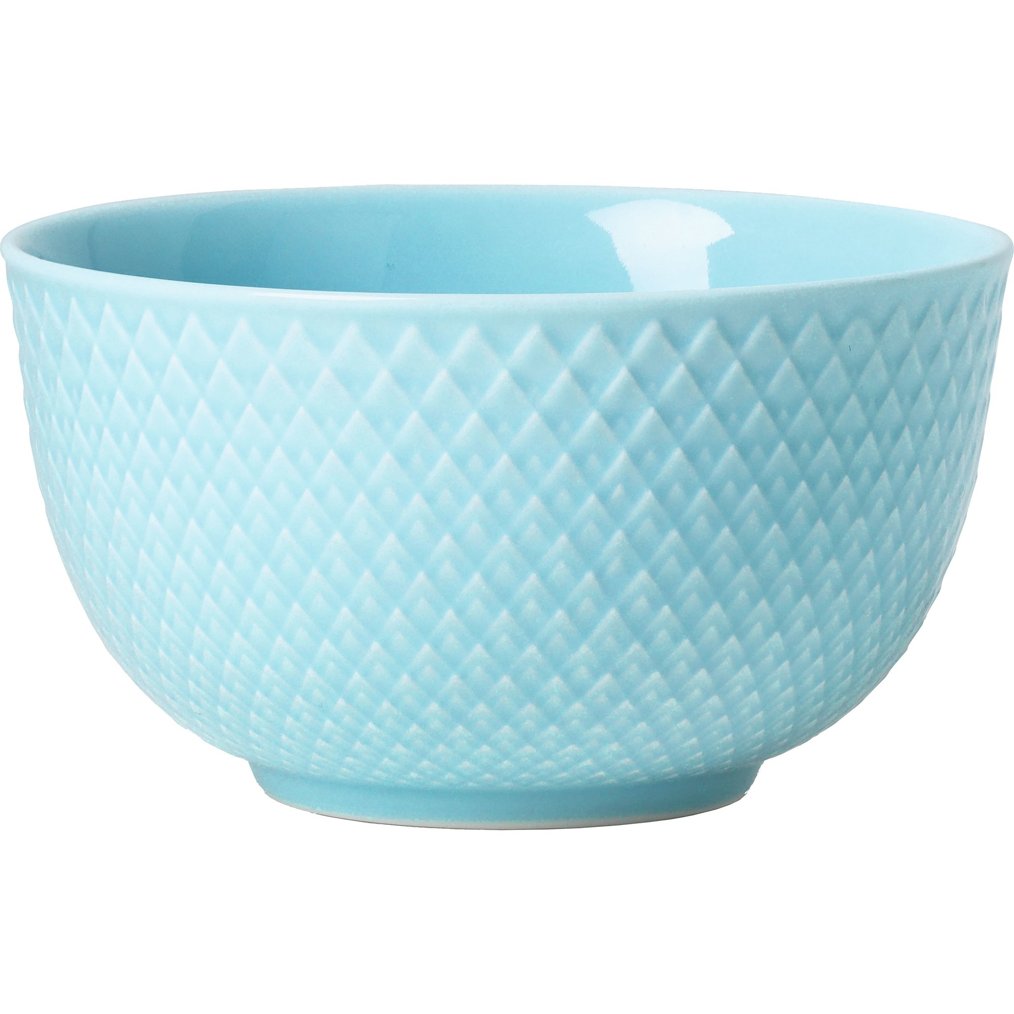 Rhombe Color Skål 11 Cm Turkis fra Lyngby Porcelæn