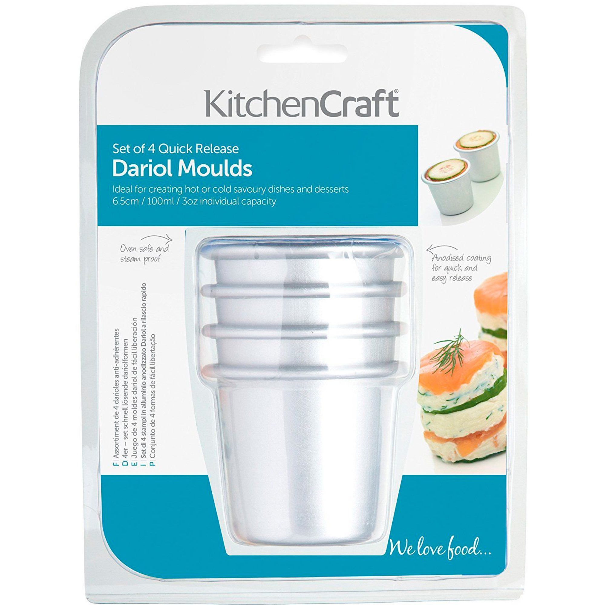 Forme 4 Stk. fra Kitchen Craft