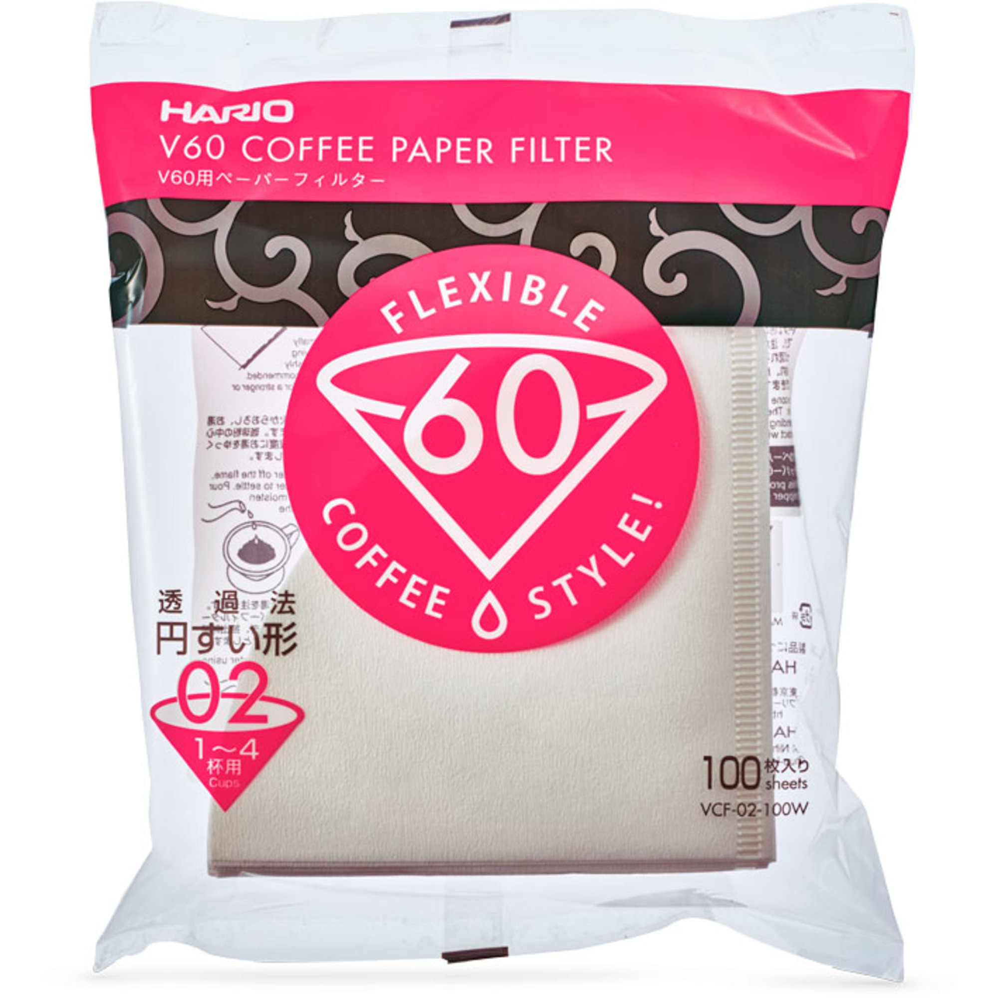 Papir Filter 1 4 Cup 100 Stk. fra Hario