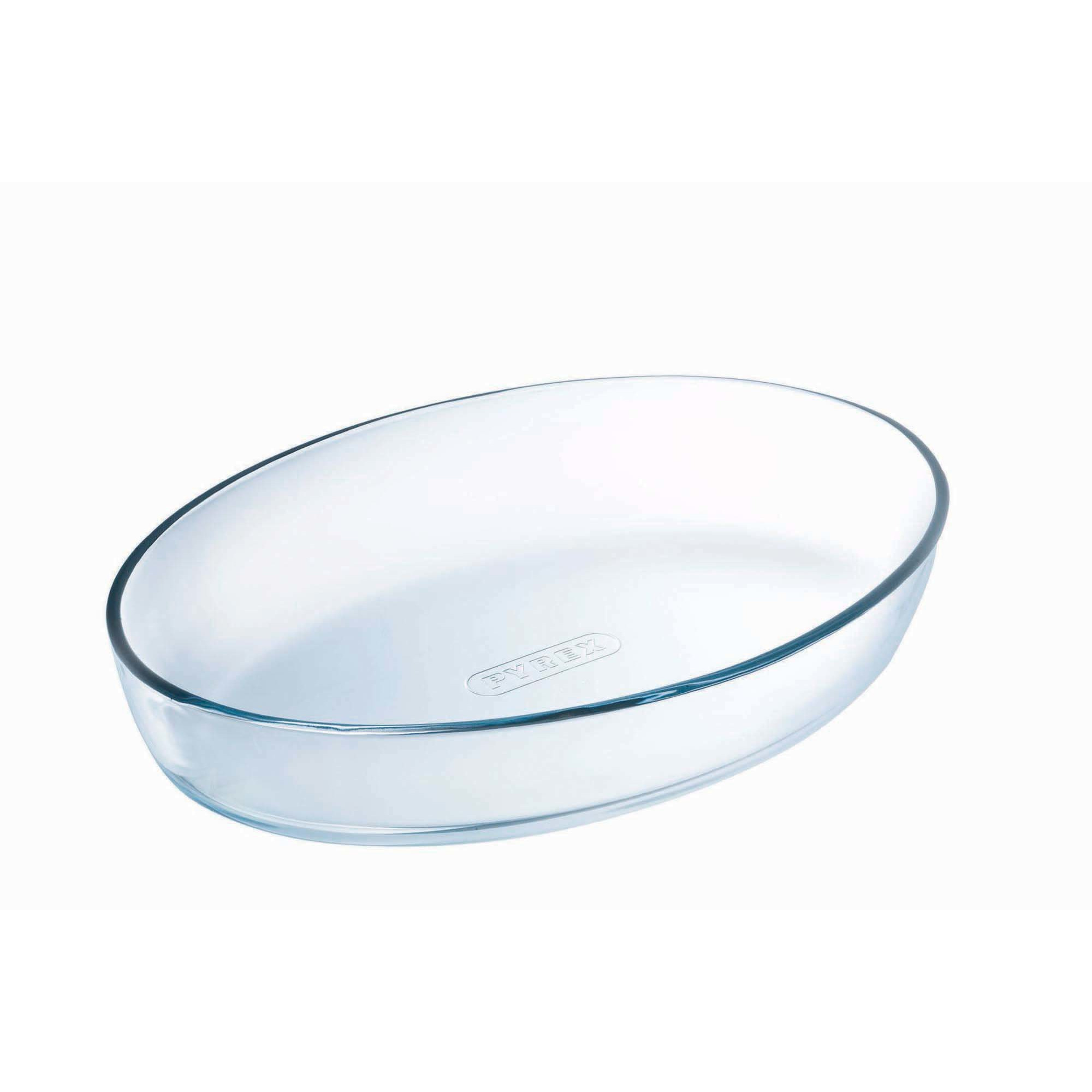 Ovalt Glasfad, 30x21 Cm., 2 L fra Pyrex