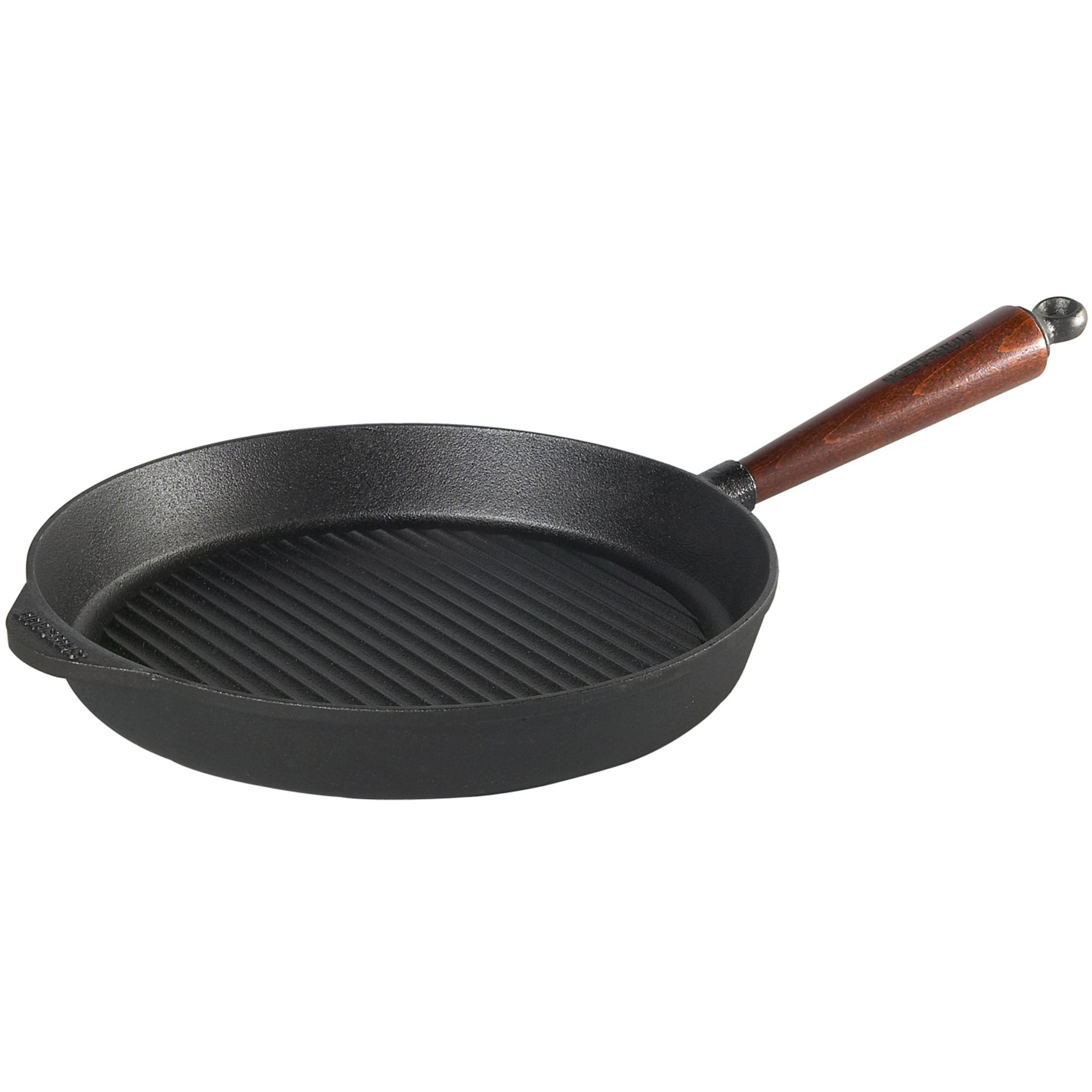 Grillepande Støbejern Med Træhåndtag fra Skeppshult