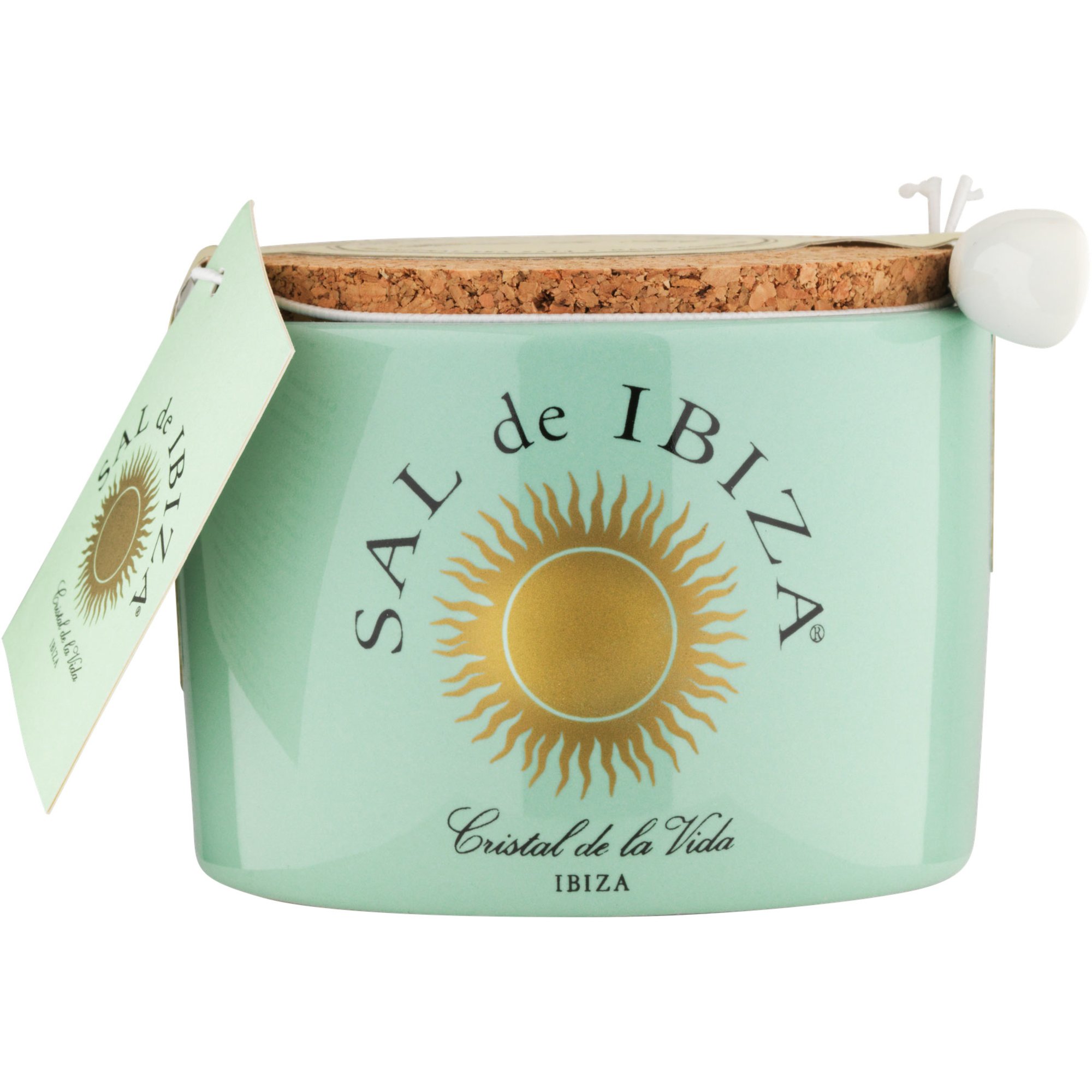 Ibiza Fleur De Sel, Naturligt Salt I En Keramikkrukke fra Sal De Ibiza