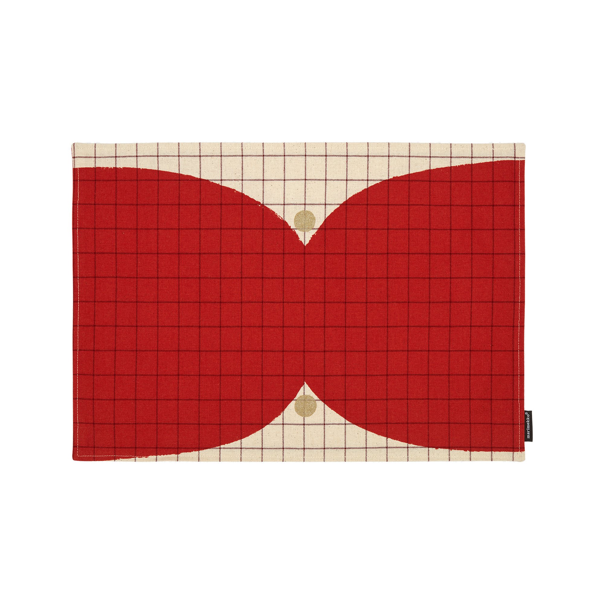 Kalendi Bordskåner, Gold Red fra Marimekko