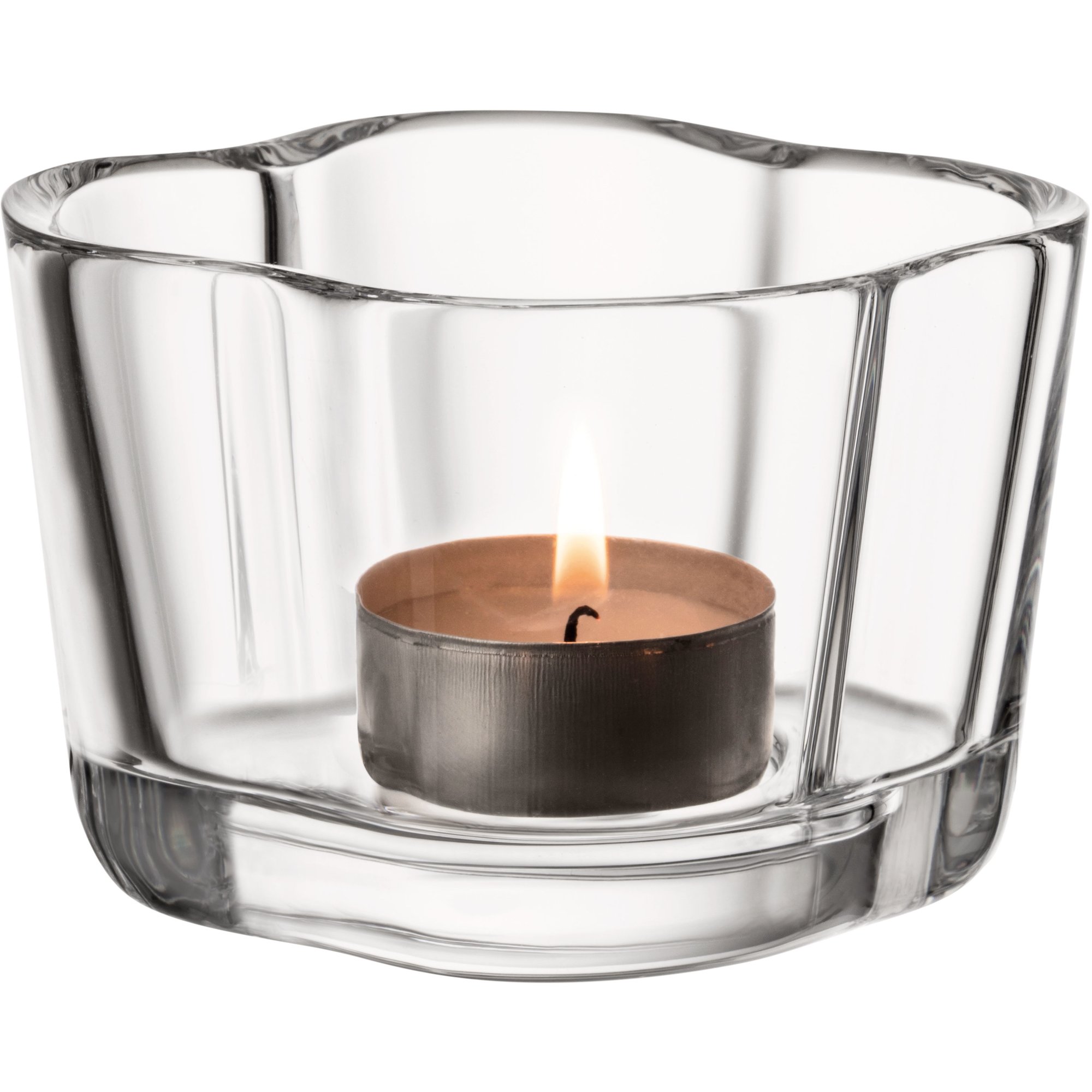 Aalto Fyrfadsstage 6cm, Klar fra Iittala