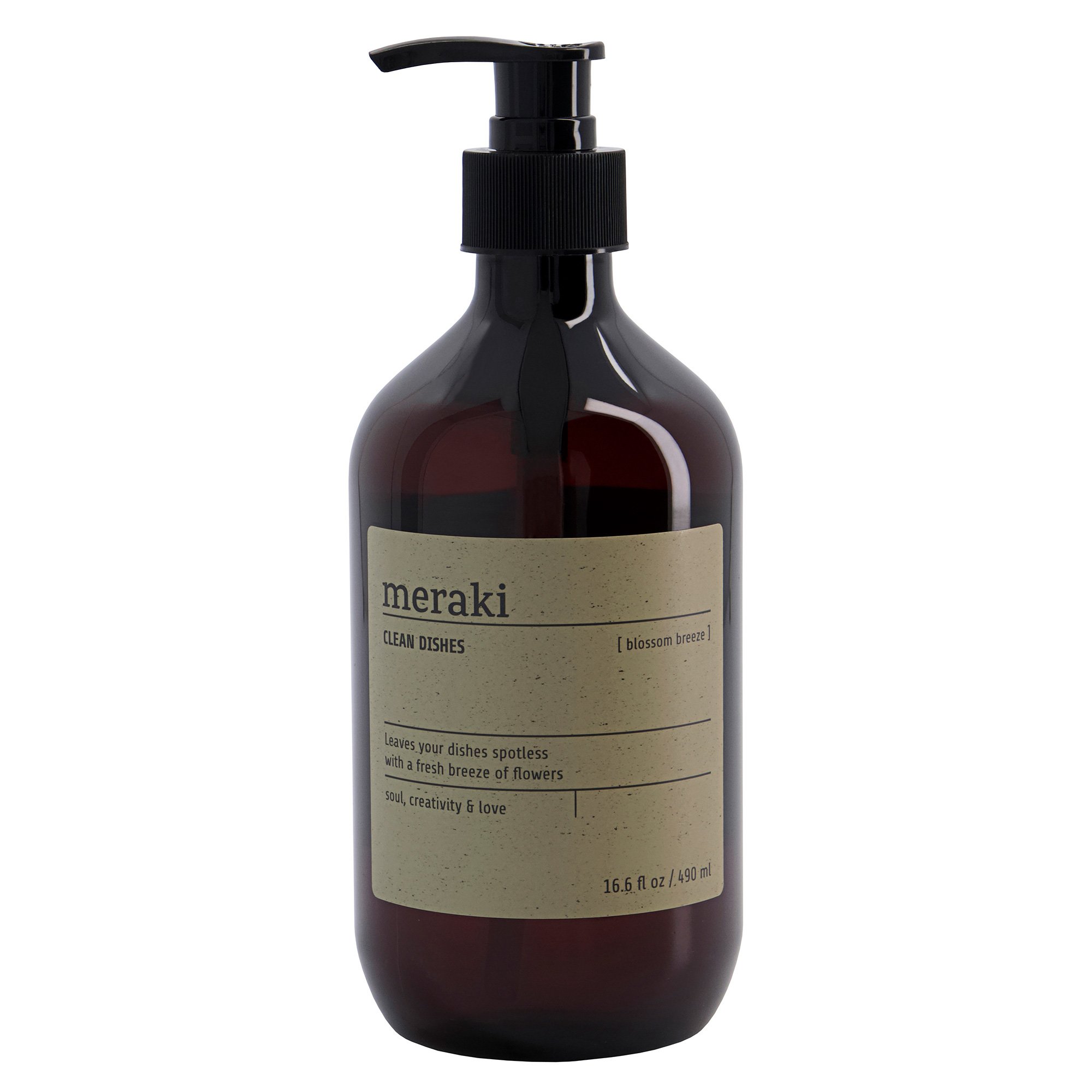 Blossom Breeze Opvaskemiddel, 490 Ml fra Meraki