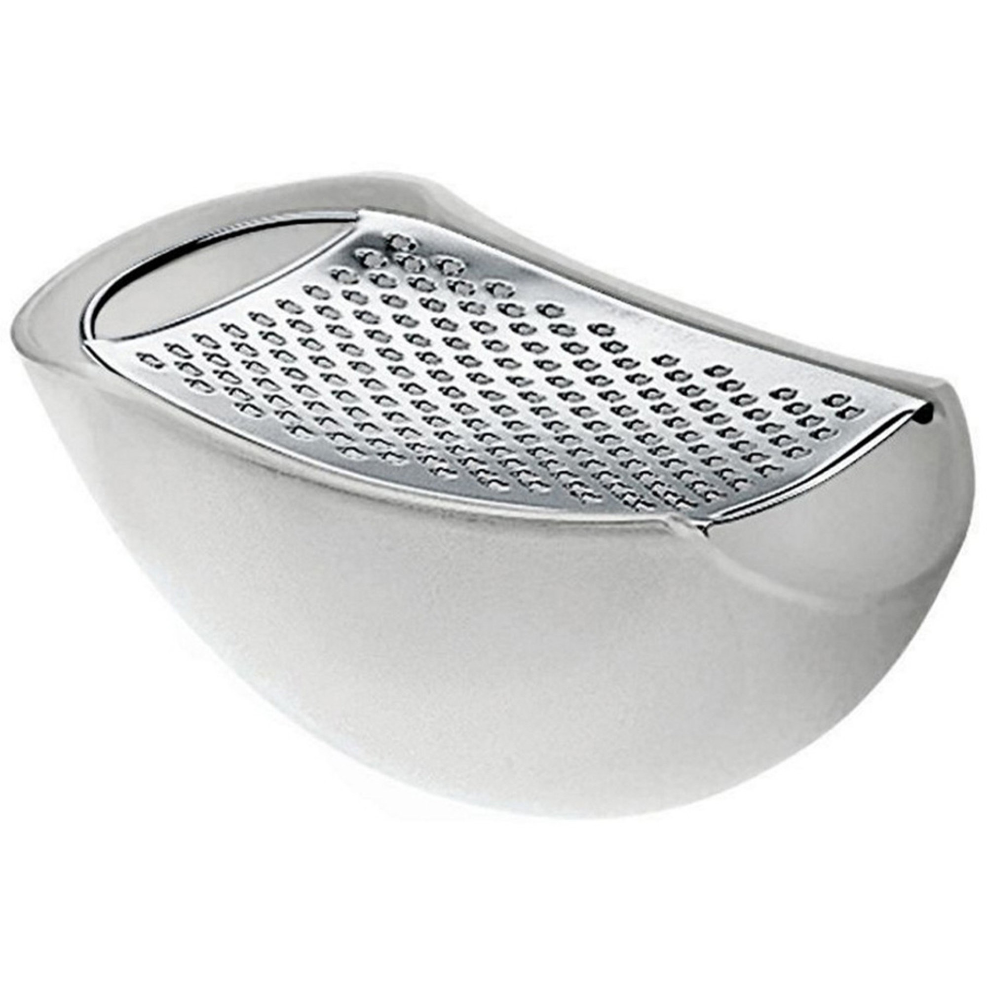 Parmenide Rivejern Med Beholder, Hvid fra Alessi