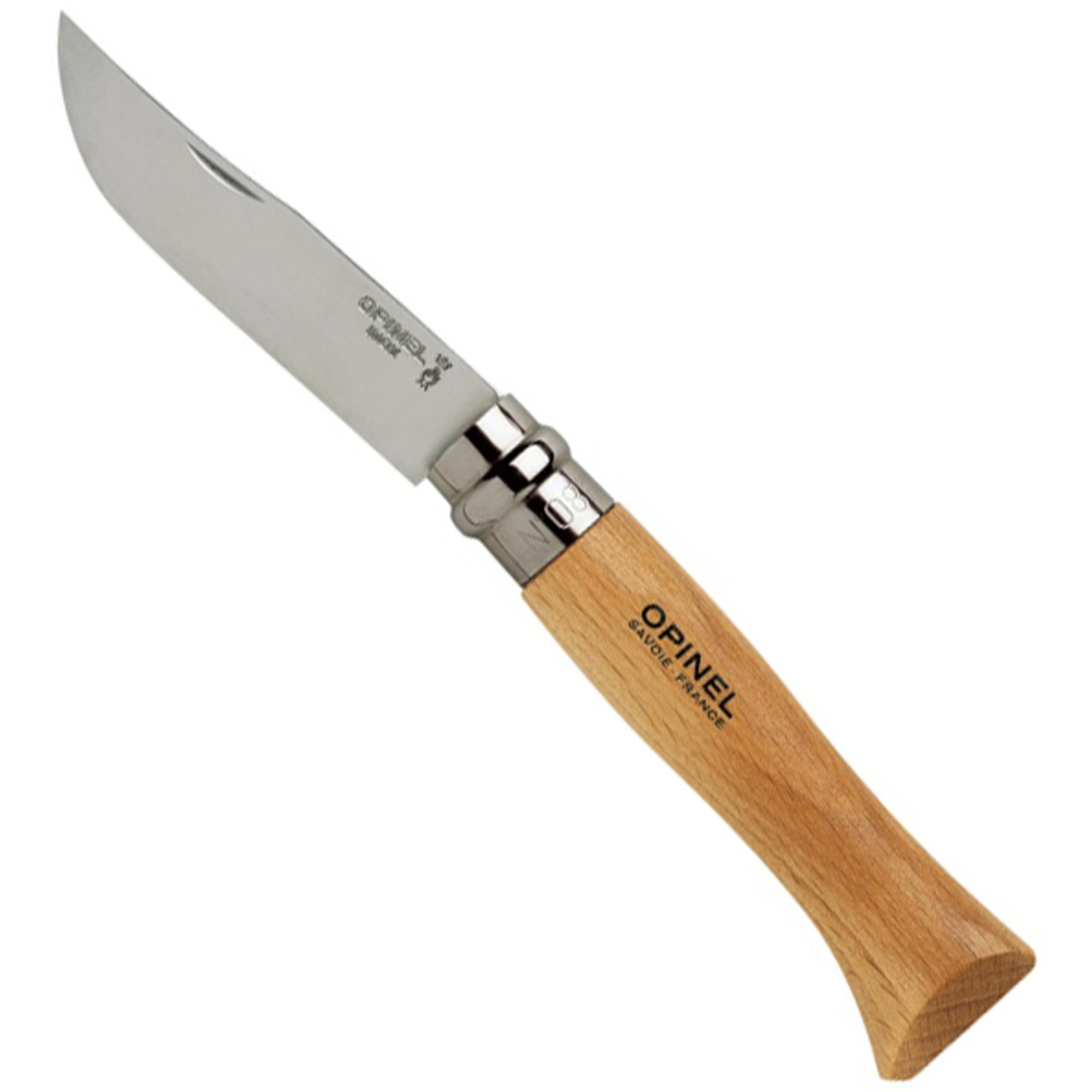 Foldekniv No 8, 8,5 Cm. Bøg fra Opinel