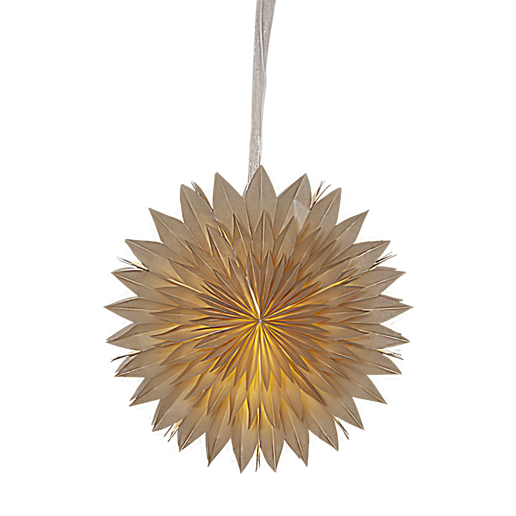 Dis Papirsstjerne, 50 Cm, Beige fra Star Trading