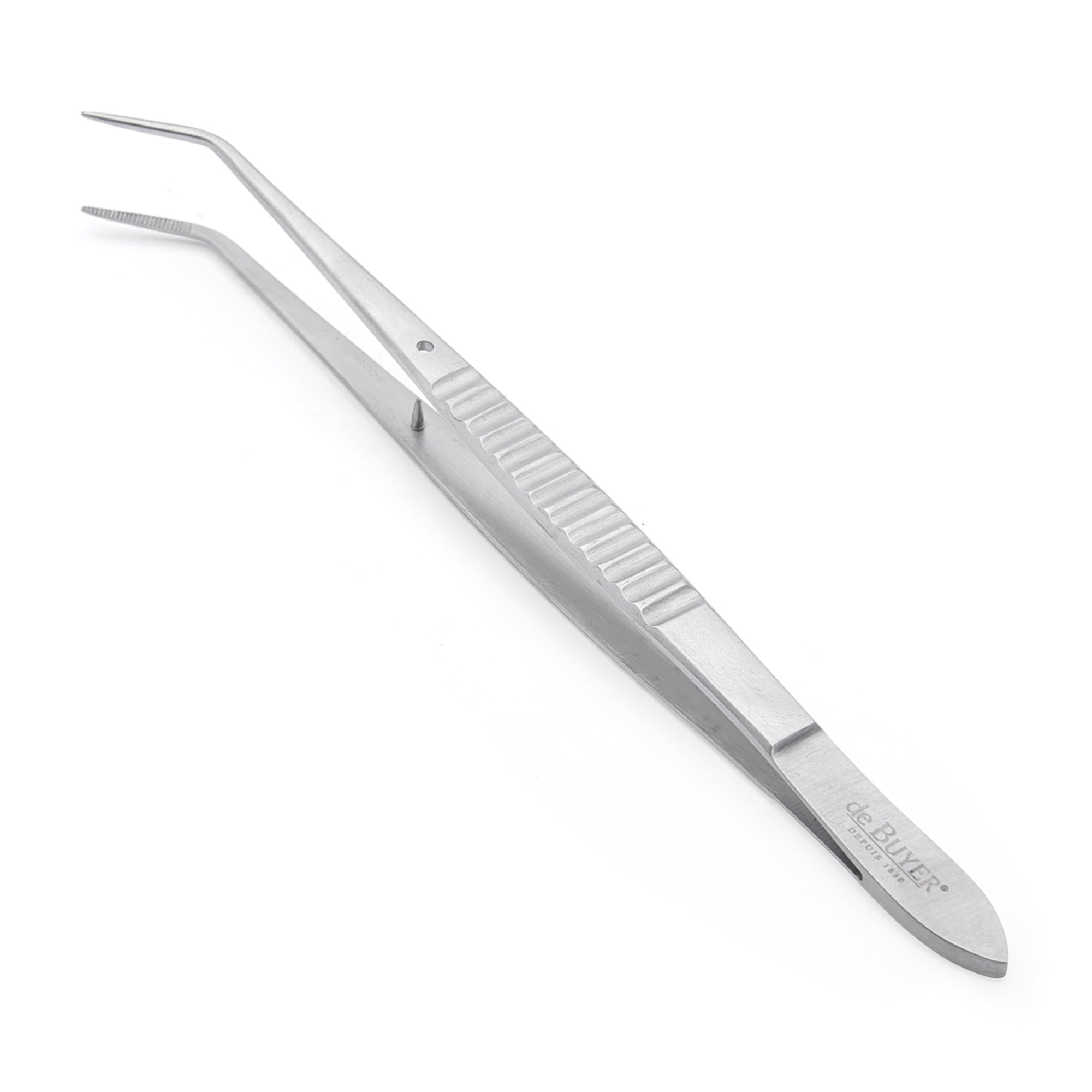 Madpincet Med Buet Spids 16 Cm, Rustfrit Stål fra De Buyer