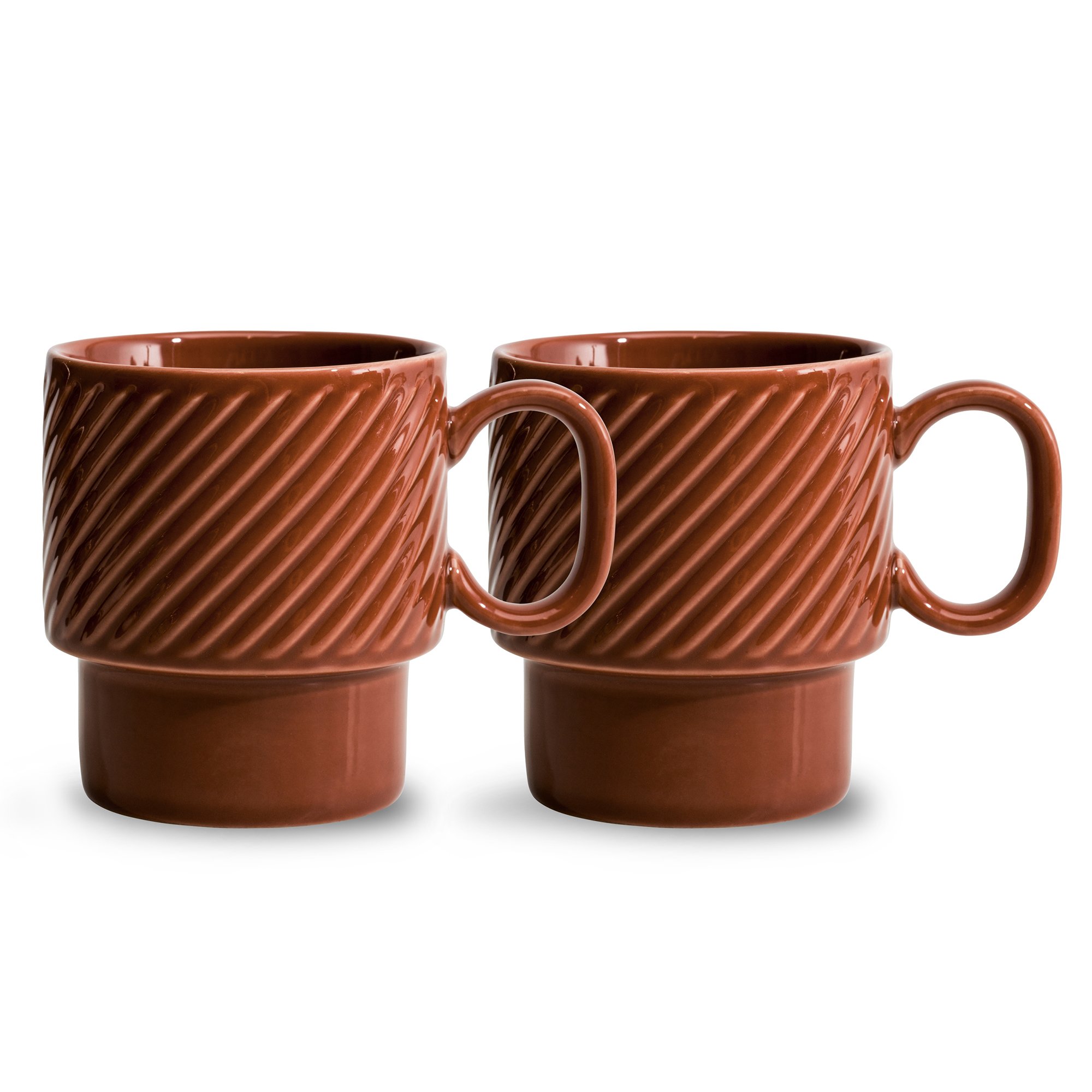 Coffee & More Kaffekrus 2 Pak, Terracotta fra Sagaform