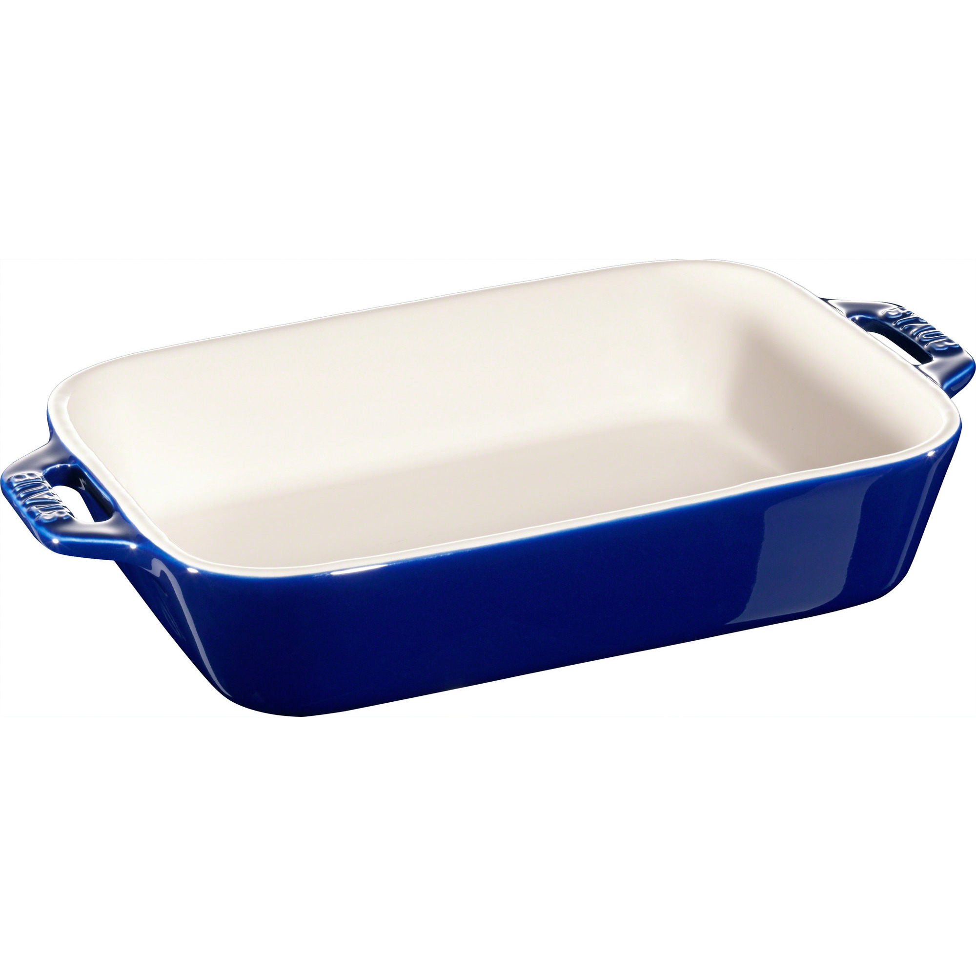 Rektangulær Ovnfast Fad 20 X 16 Cm Blå fra Staub