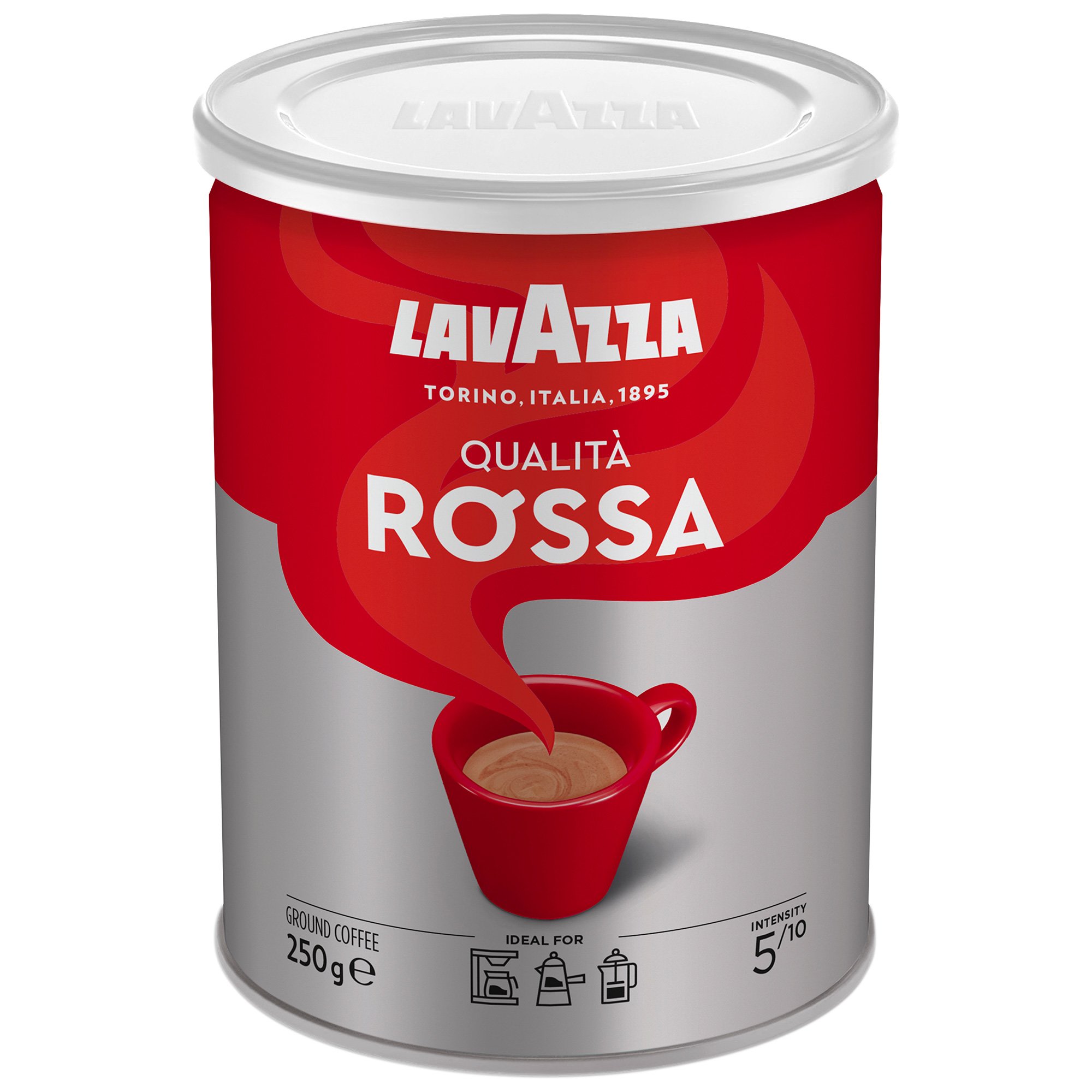 Qualitã  Rossa Espressomalet Kaffe, 250 G fra Lavazza