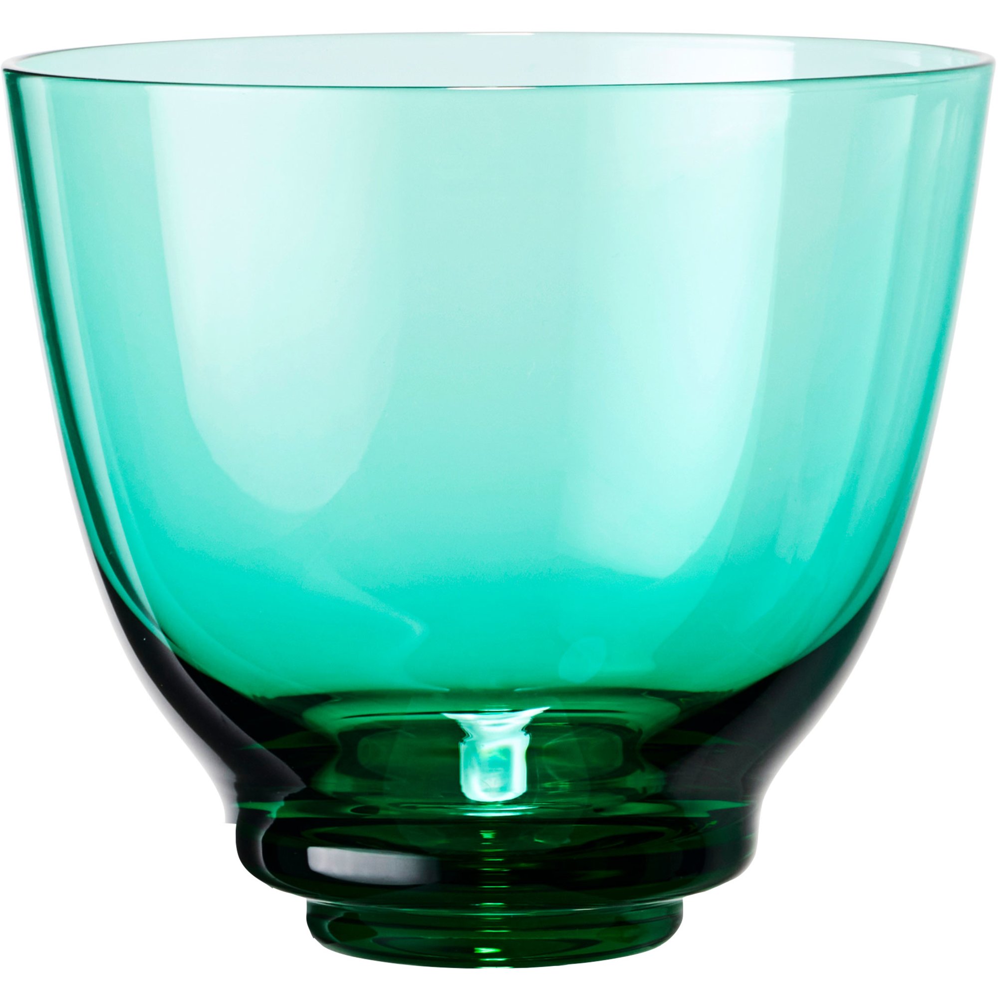 Flow Vandglas 35 Cl, Emerald Green fra Holmegaard