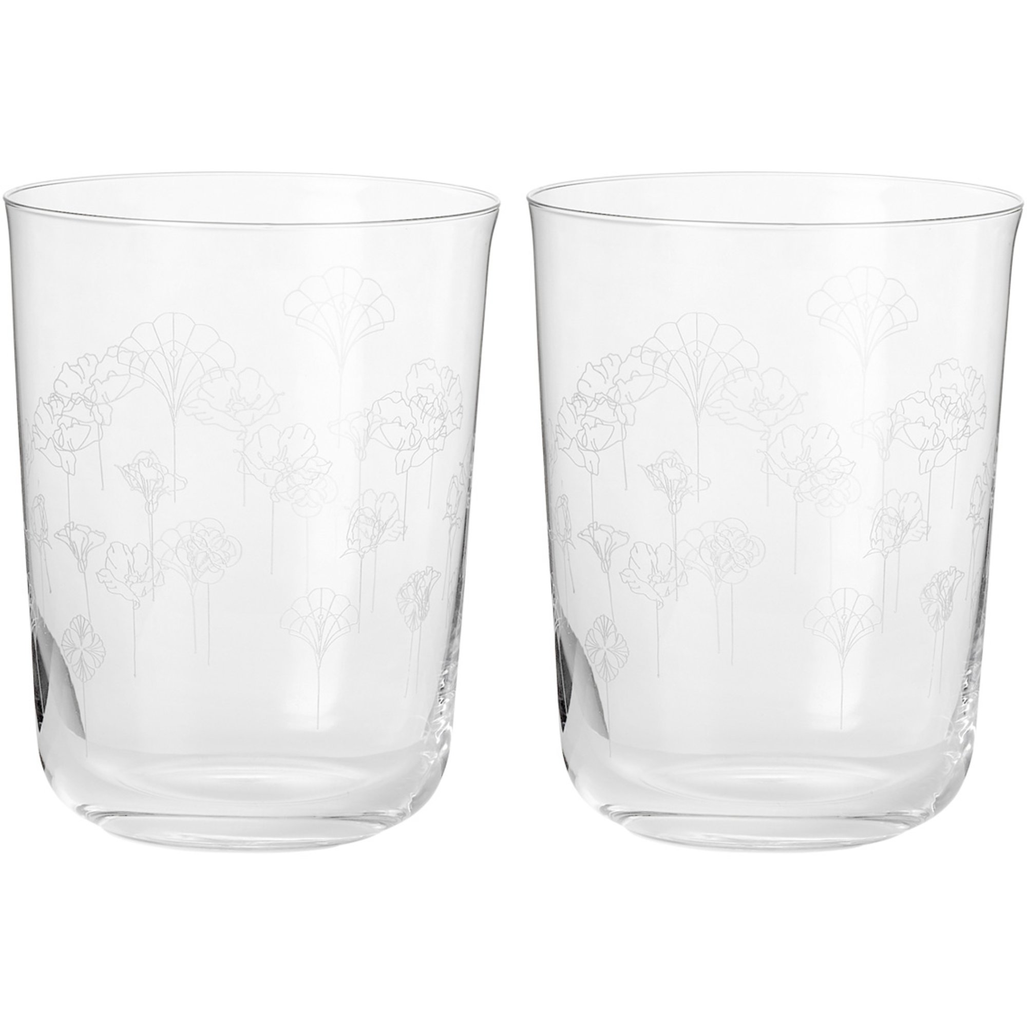 Flower  Vandglas, 2 Stk. fra Frederik Bagger