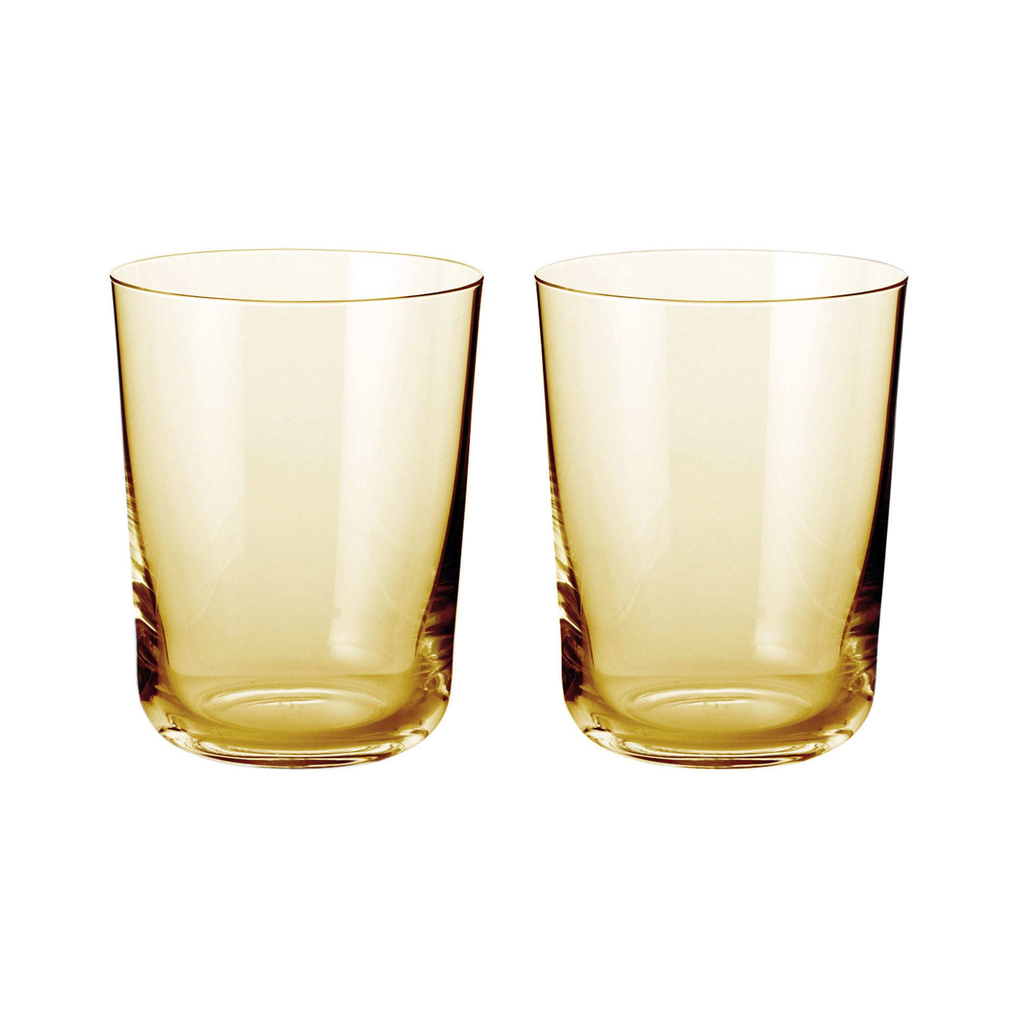 New York Vandglas 2 Pak, Citrine fra Frederik Bagger