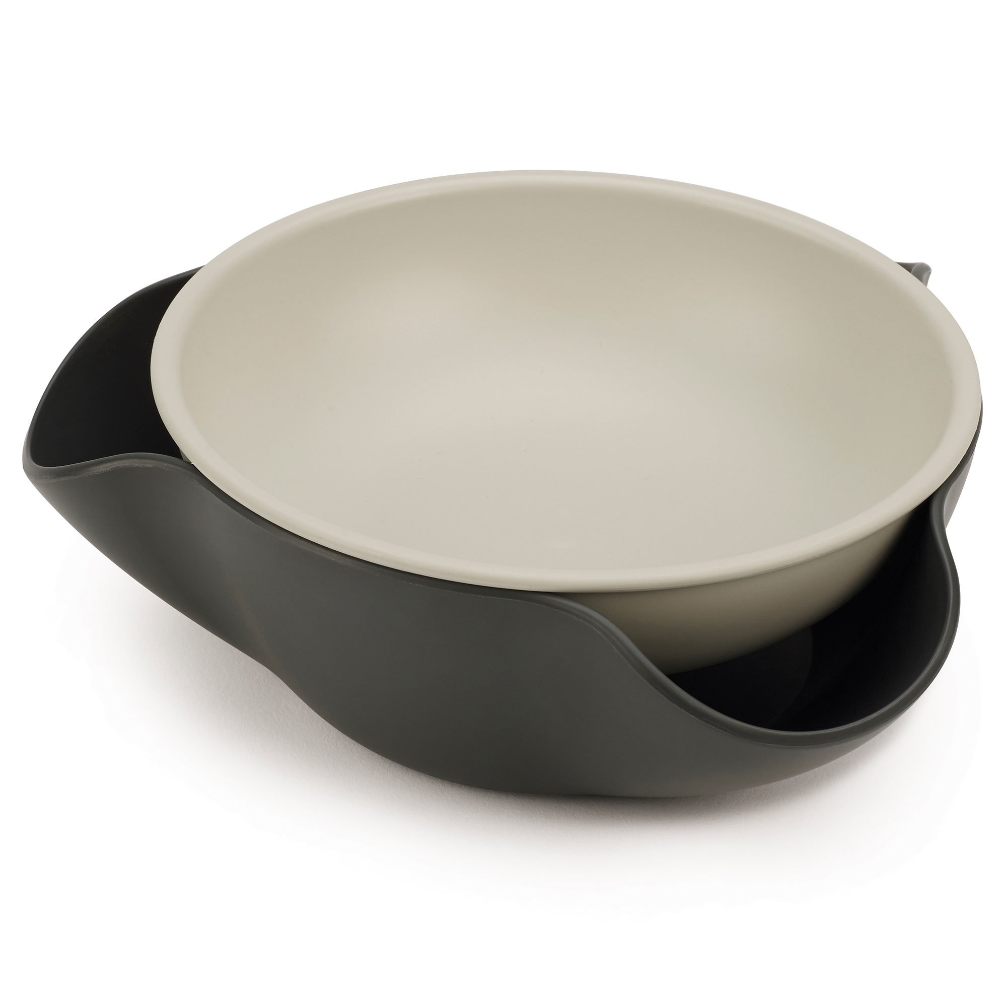 Double Dish Serveringsskål 17 Cm, Grå fra Joseph Joseph