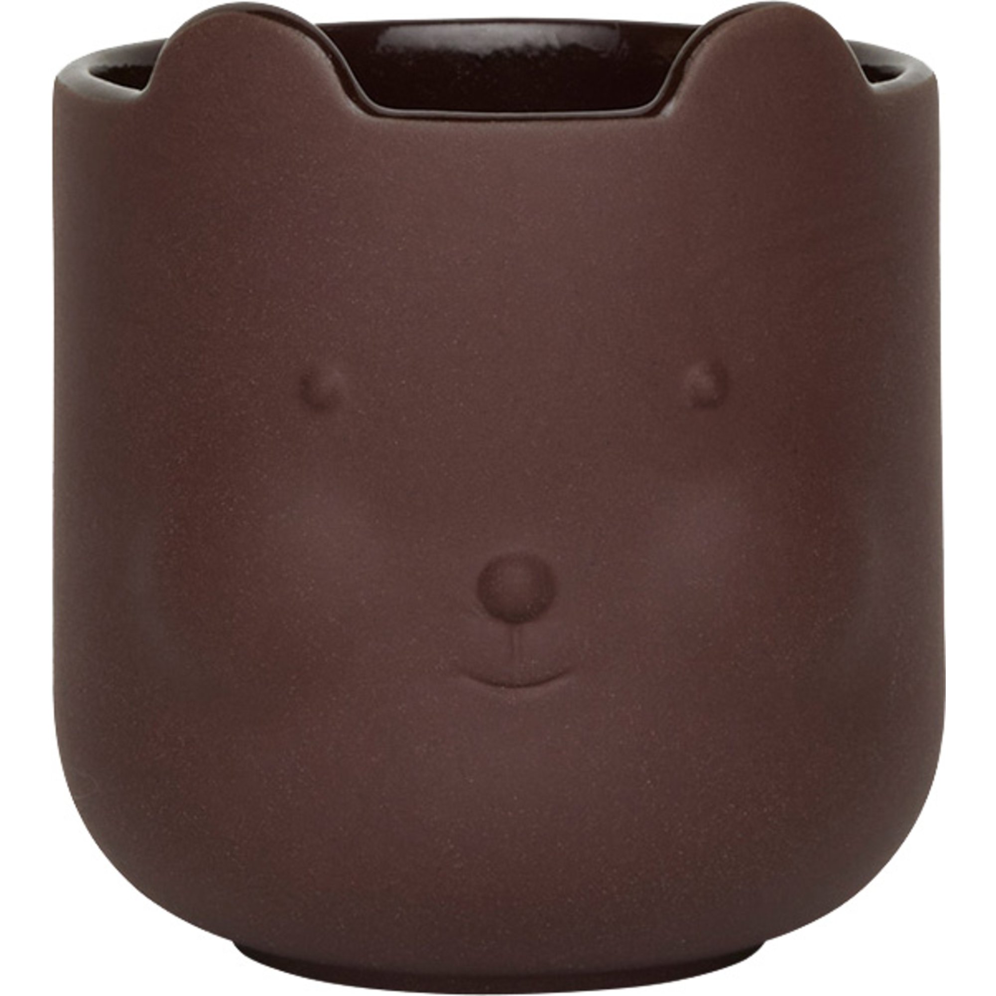 Bjørne Krukke 9 Cm, Terracotta fra Oyoy Living Design