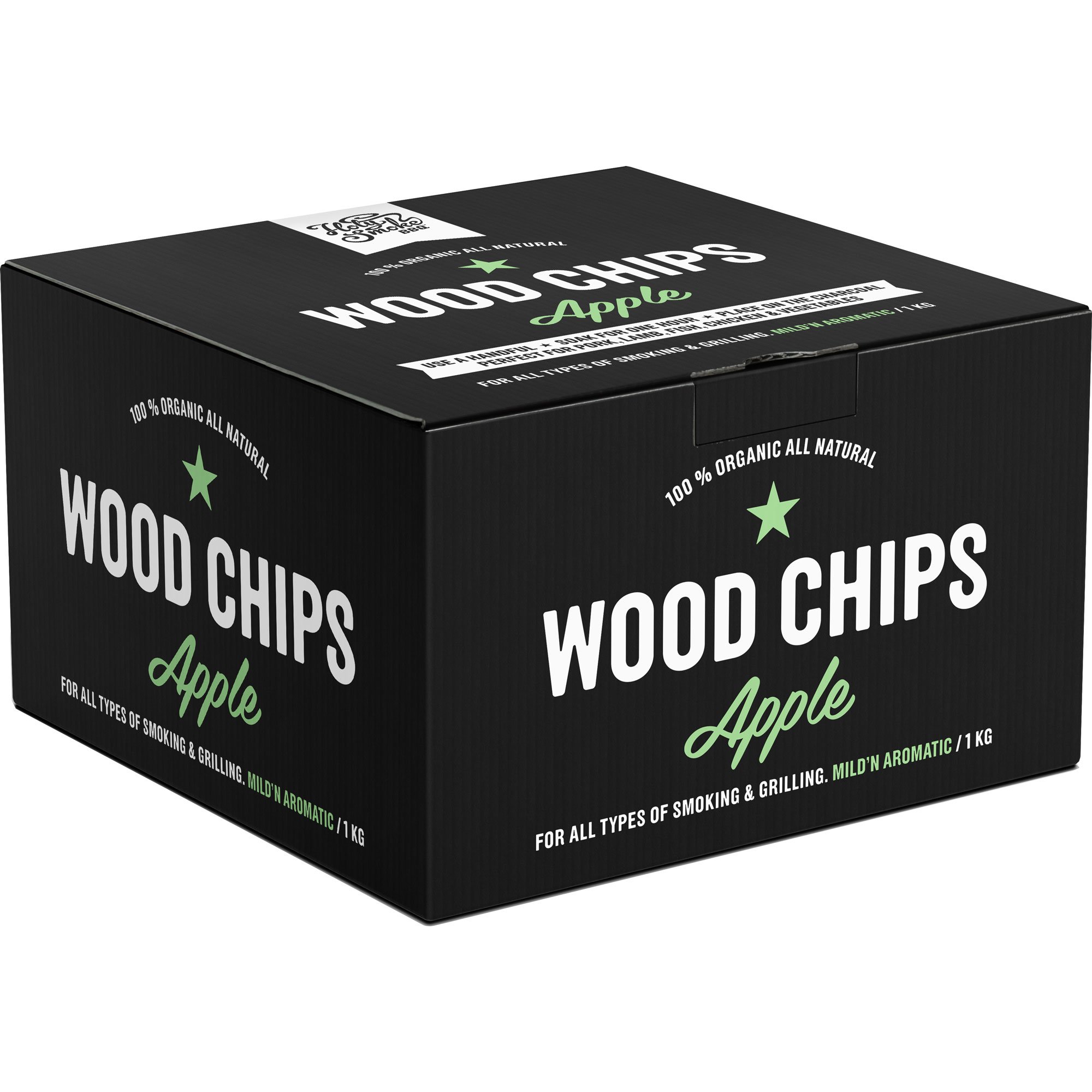 Smoke Chips 1 Kg, Apple fra Holy Smoke Bbq