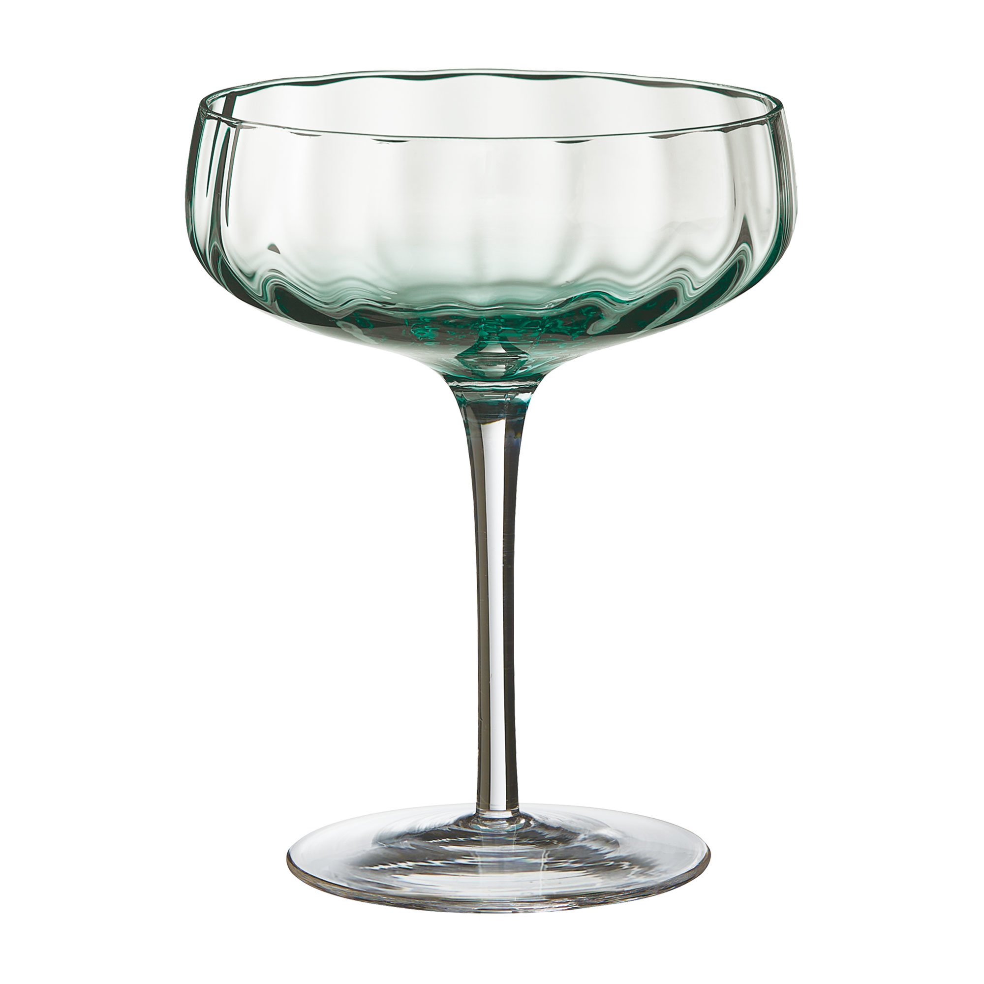 Champagne Cocktailglas, Grøn fra Aida