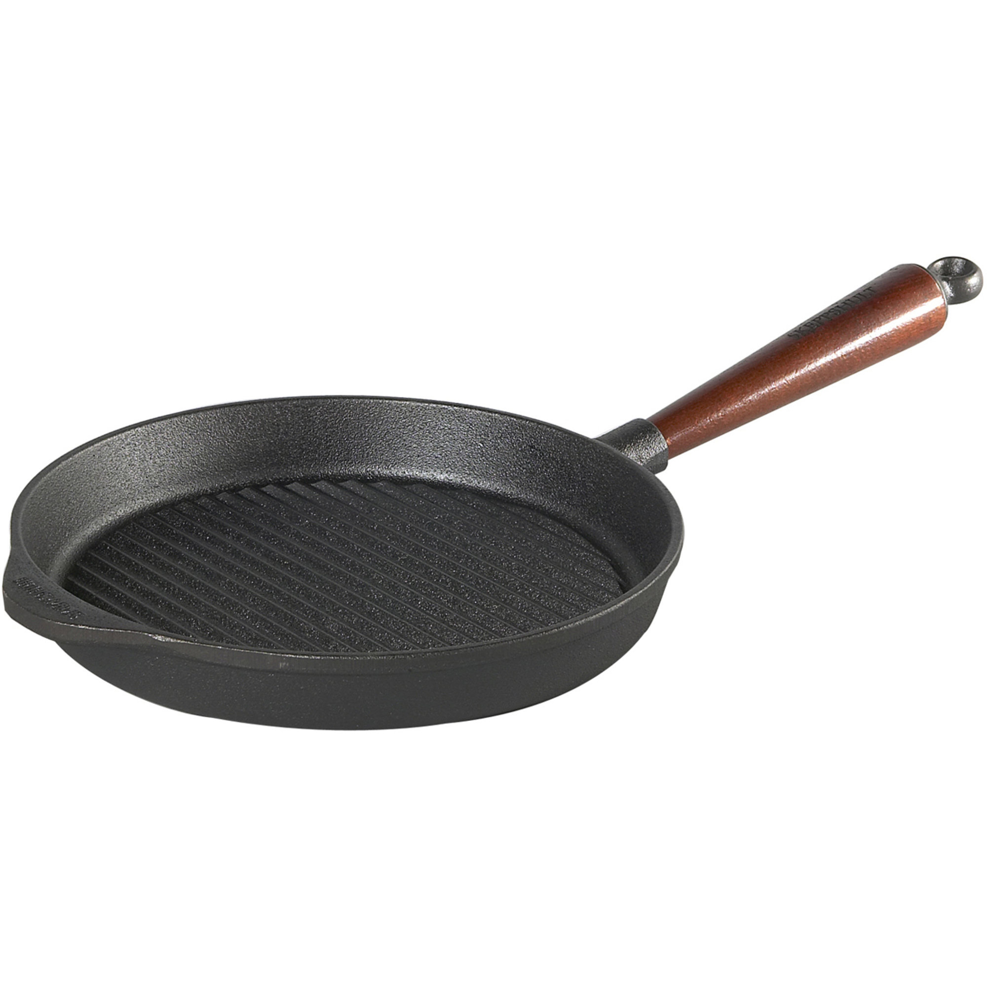Grillpande Støbejern Med Træhåndtag fra Skeppshult