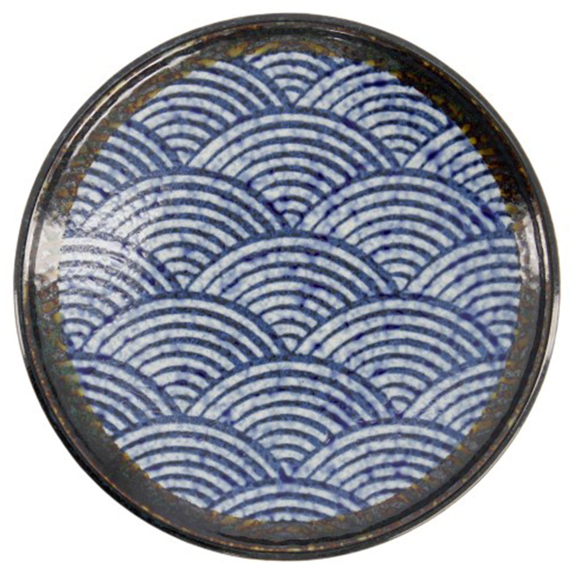 Aisai Seigaiha Tallerken 19,5 Cm fra Tokyo Design Studio