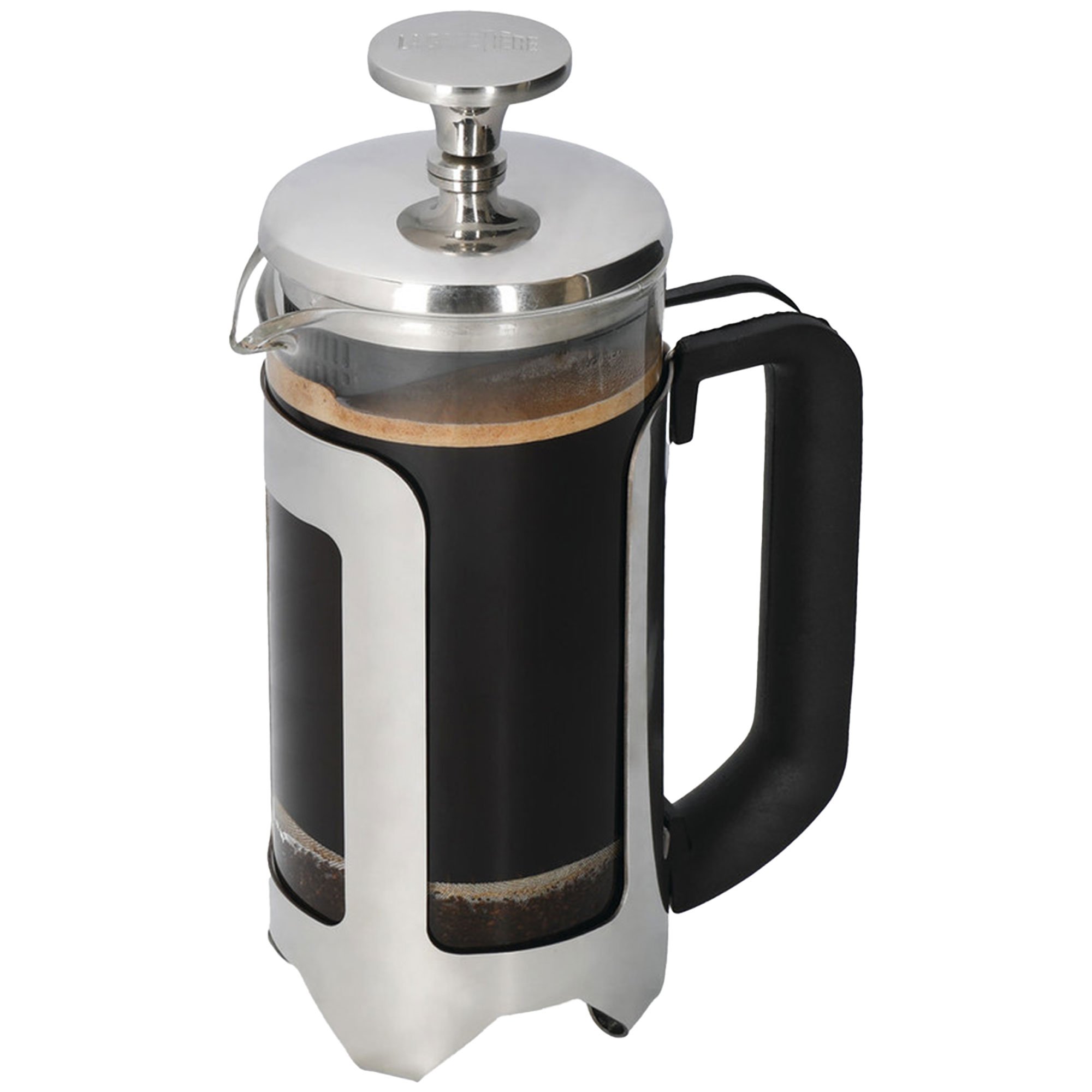 Roma Stempelkande 3 Kopper, Rustfrit Stål fra La Cafetiã¨re
