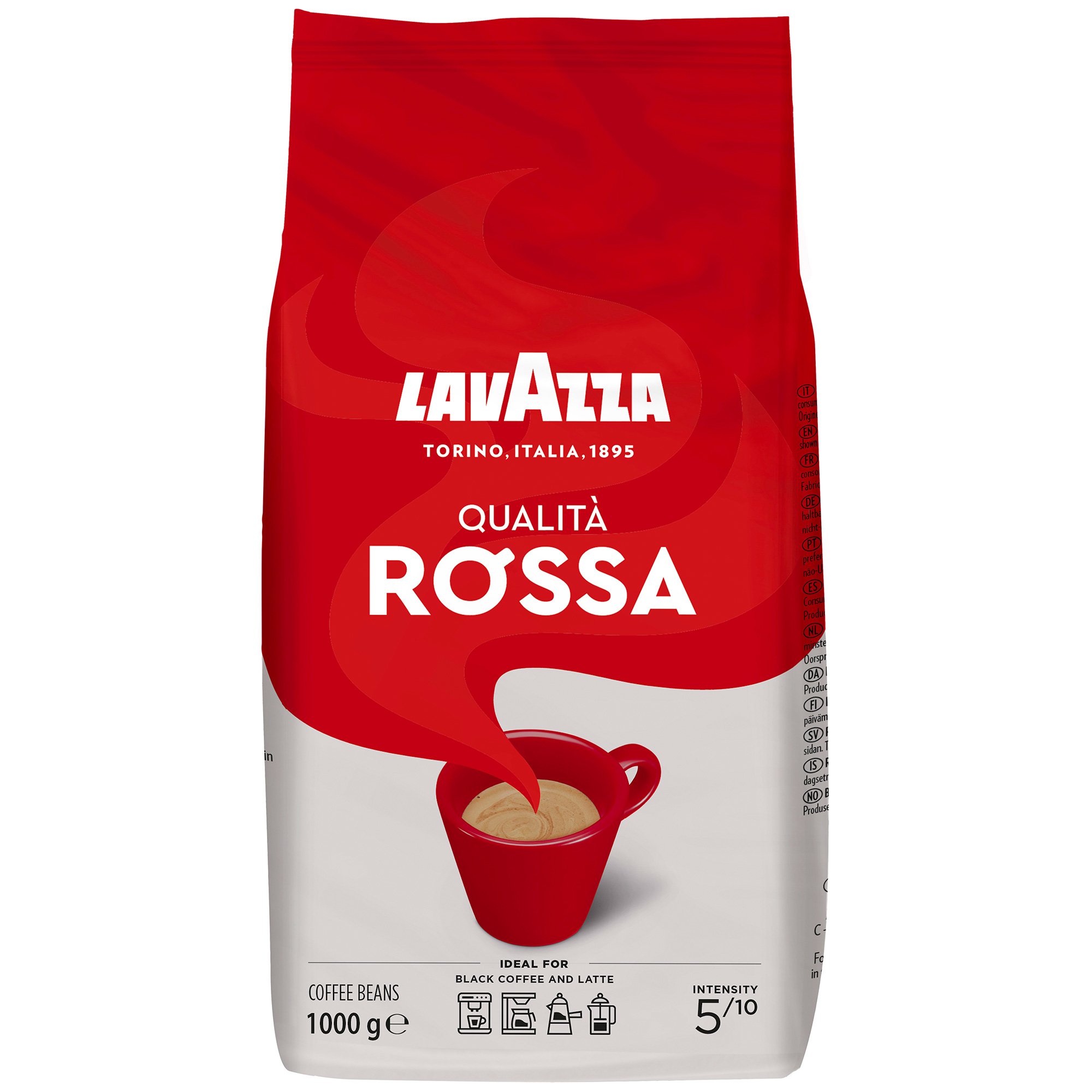 Qualitã  Rossa Kaffebønner, 1 Kg fra Lavazza