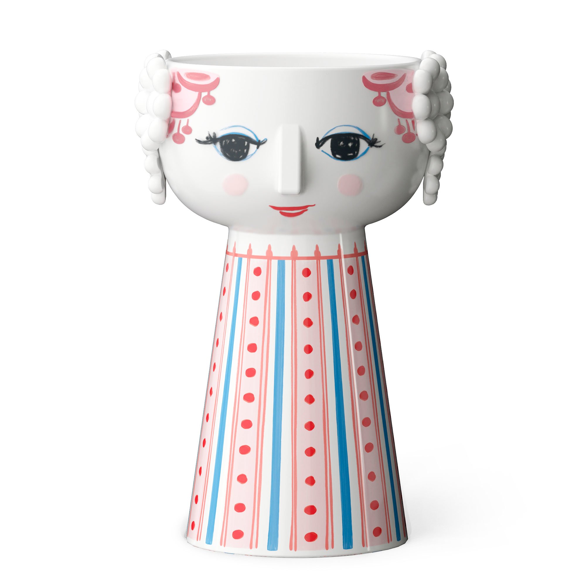 Eva Lysestage 14 Cm, Rød fra Bjørn Wiinblad