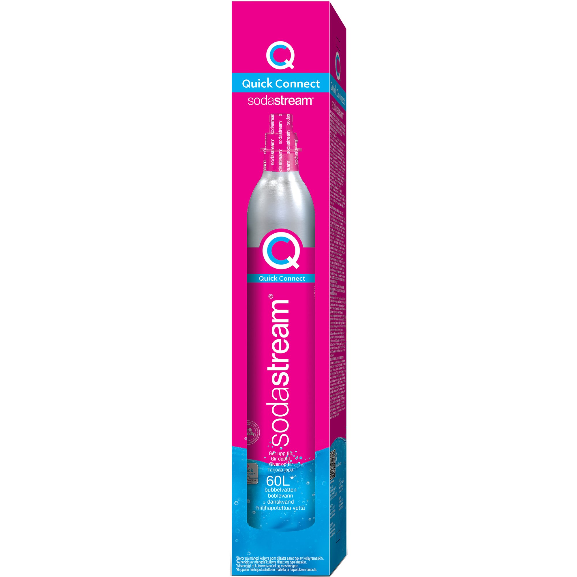 Quick Connect Cylinder, 60 Liter fra Sodastream