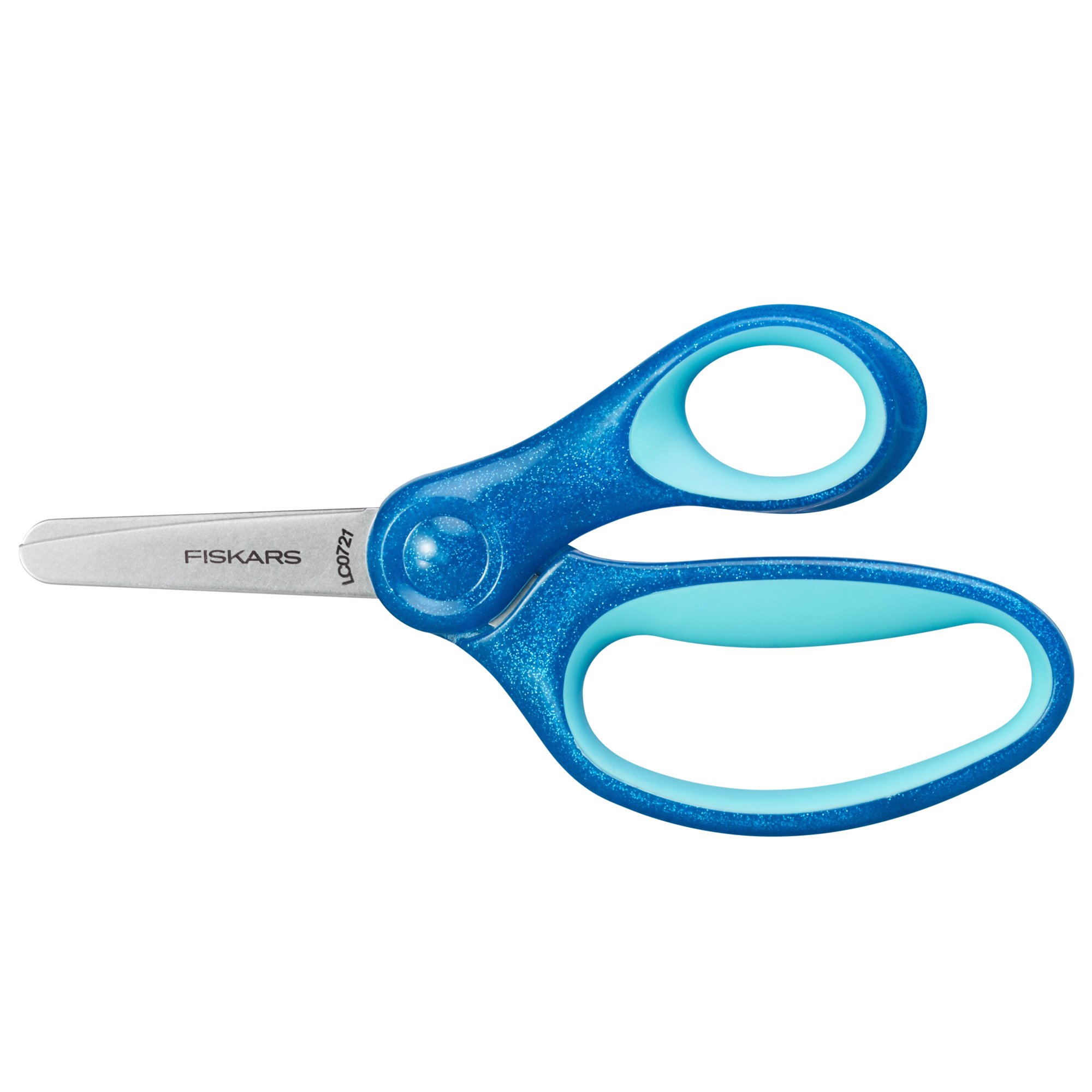 Børnesaks 13 Cm, Blå Glitter fra Fiskars