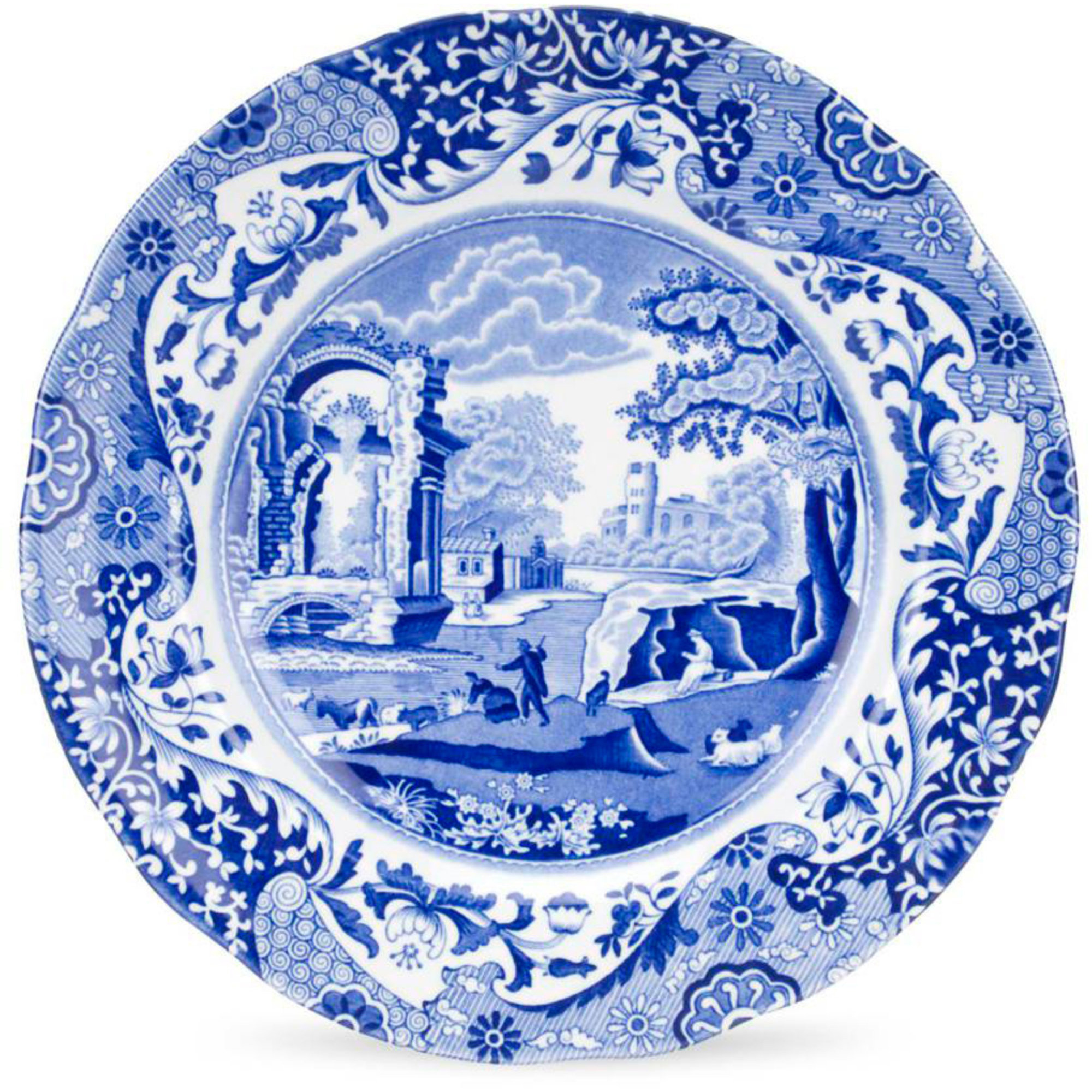Desserttallerken 'blue Italian, 23 Cm fra Spode