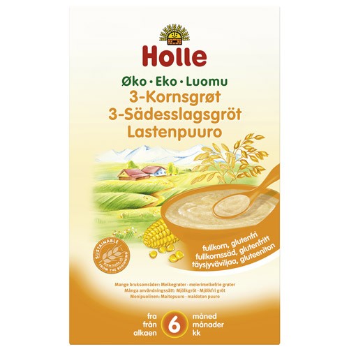 3 Kornsgrød ø Demeter   250 Gr     fra Holle