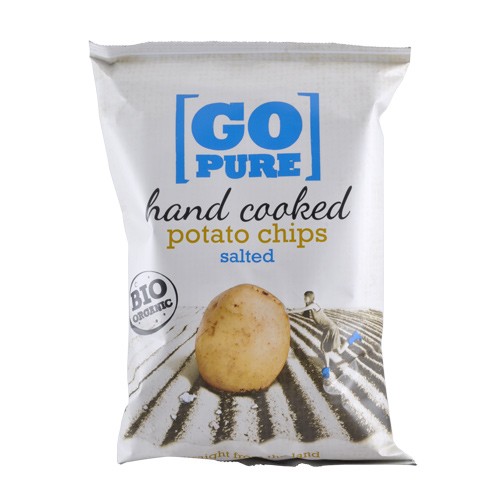 Chips Med Salt økologisk Pure Chips   125 Gram   Yellow Chips Pure Chips fra Yellow Chips  Pure Chips