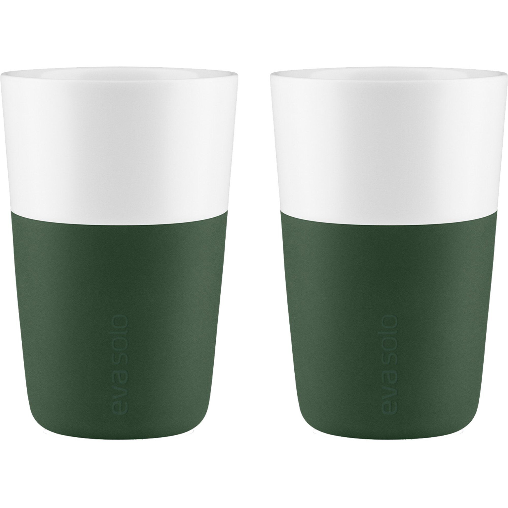 Cafe Latte Krus 2 Stk, Emerald Green fra Eva Solo