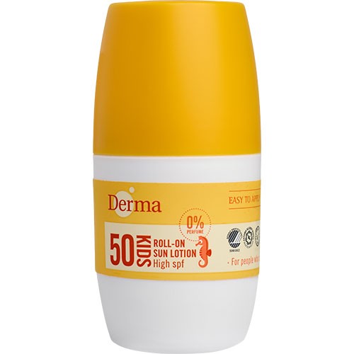 Kids Sollotion Roll On Spf50   50 Ml     fra Derma